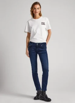 Mulher Pepe Jeans Slim>Jeans New Brooke Regular Fit Mid Rise