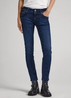 Mulher Pepe Jeans Slim>Jeans New Brooke Regular Fit Mid Rise