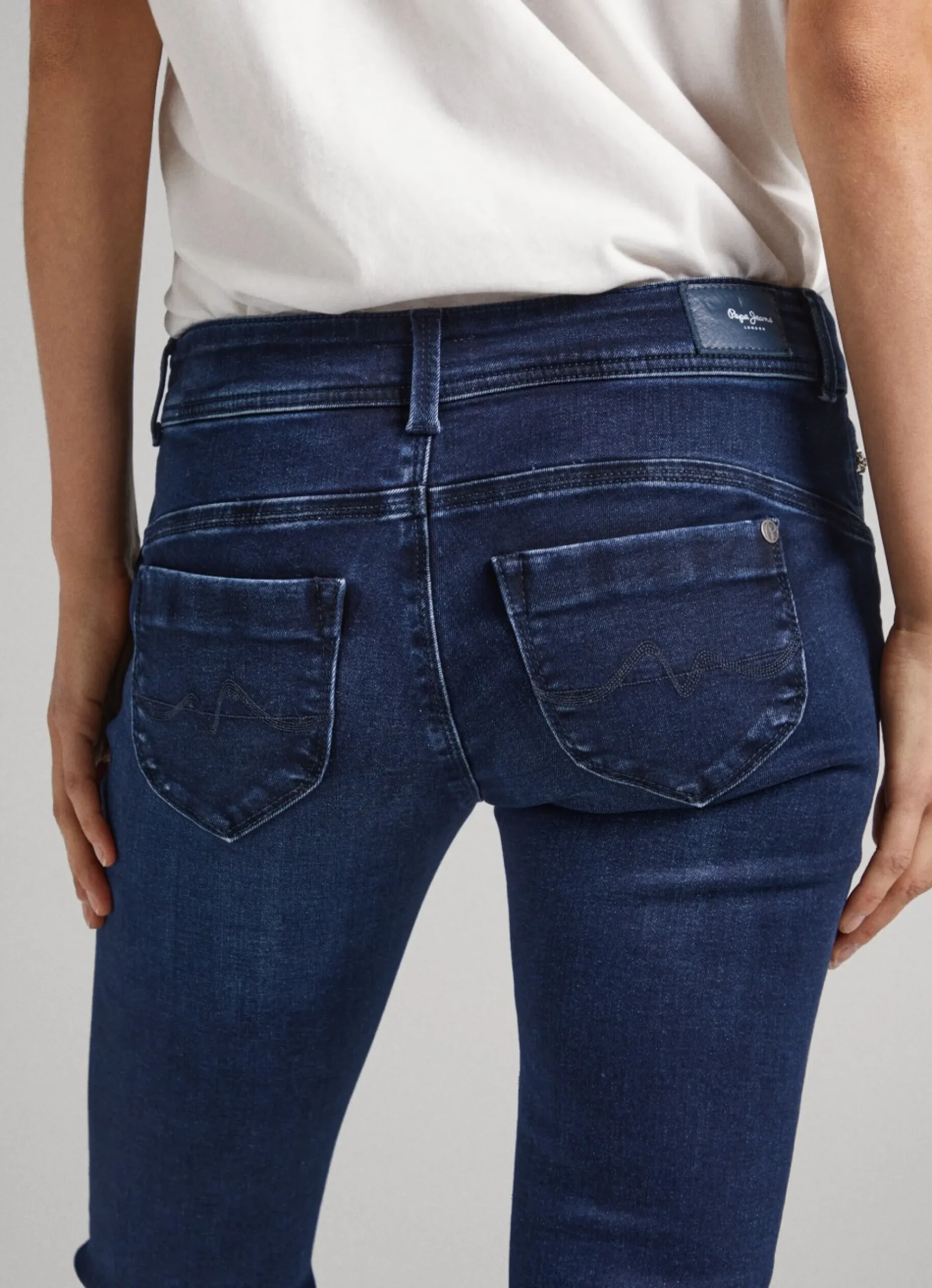 Mulher Pepe Jeans Slim>Jeans New Brooke Regular Fit Mid Rise