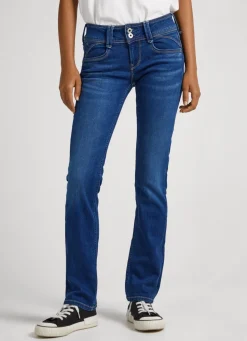 Mulher Pepe Jeans Straight>Jeans New Gen Regular Fit Mid Rise