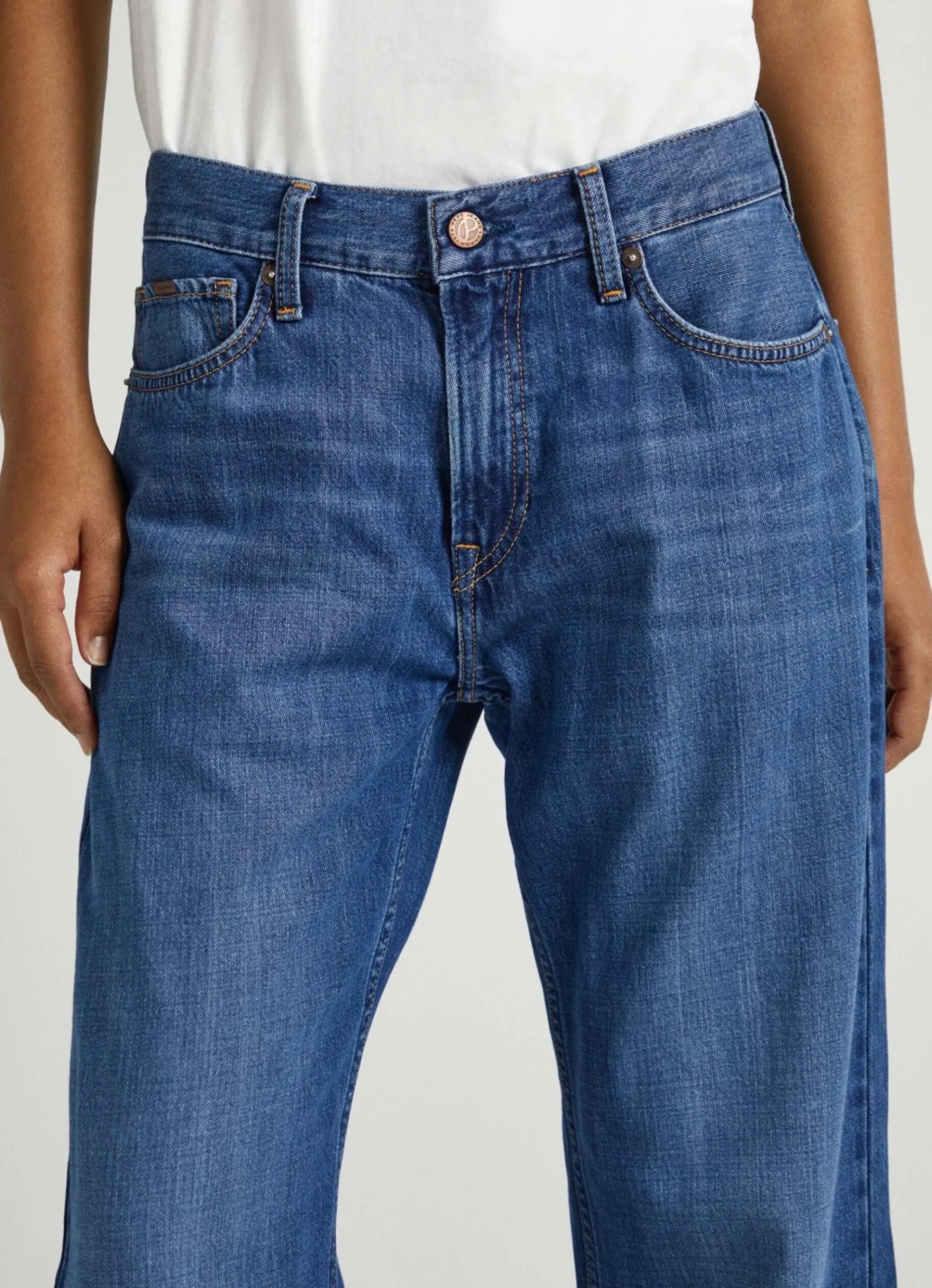 Mulher Pepe Jeans Straight>Jeans Nicky Fit Boyfriend Low Waist