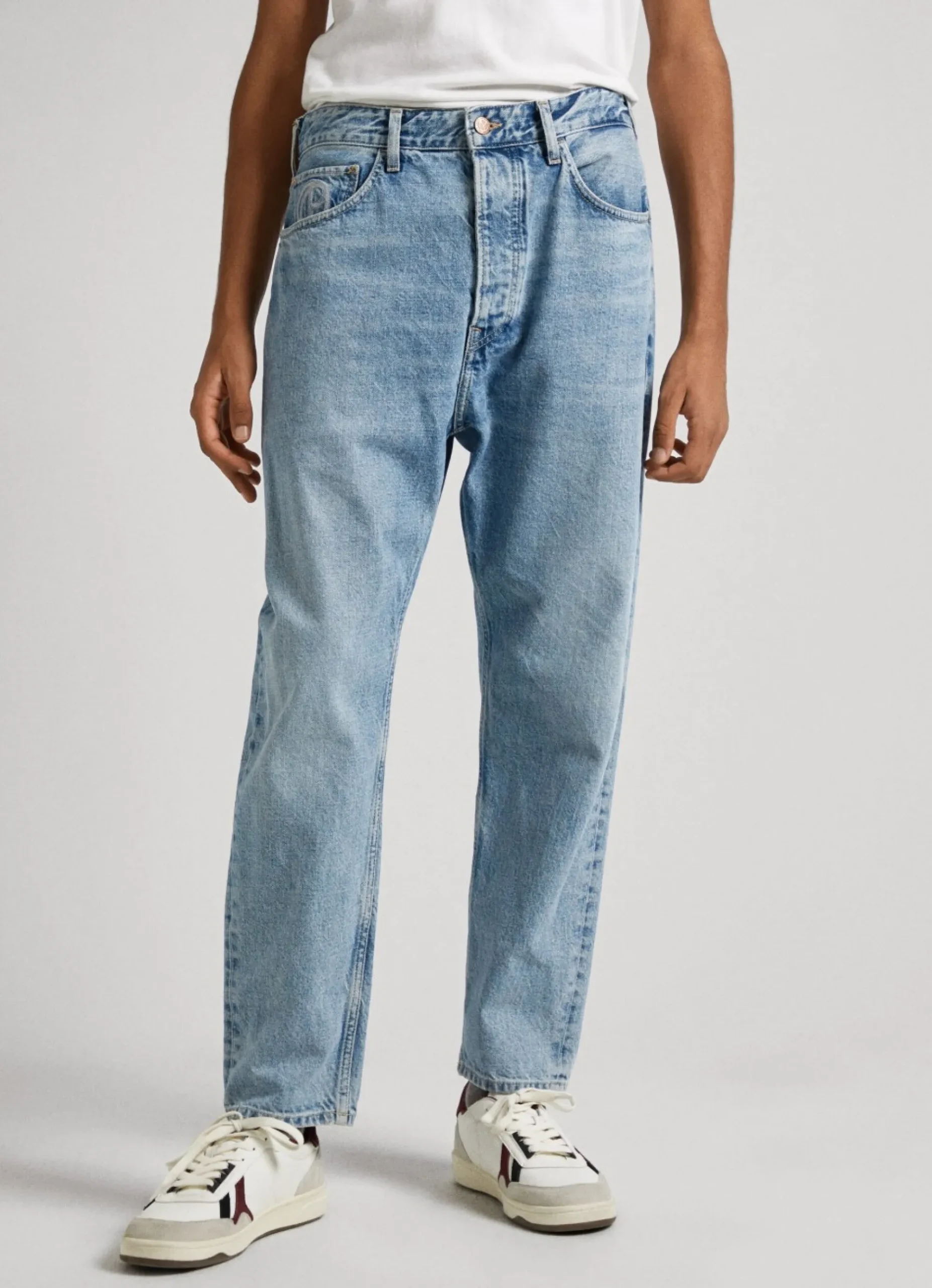 Homem Pepe Jeans Loose>Jeans Nils Loose Fit Drop