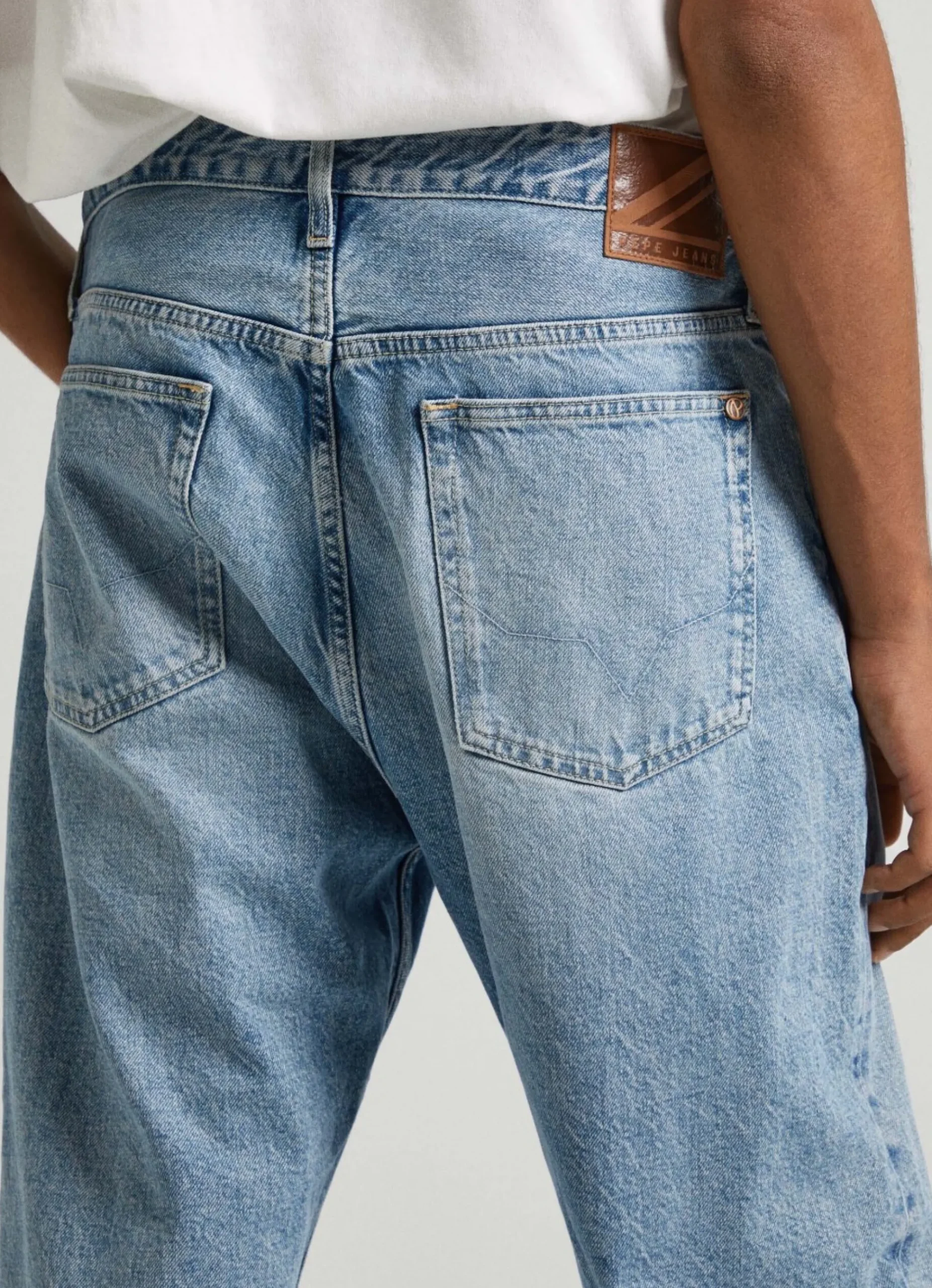 Homem Pepe Jeans Loose>Jeans Nils Loose Fit Drop