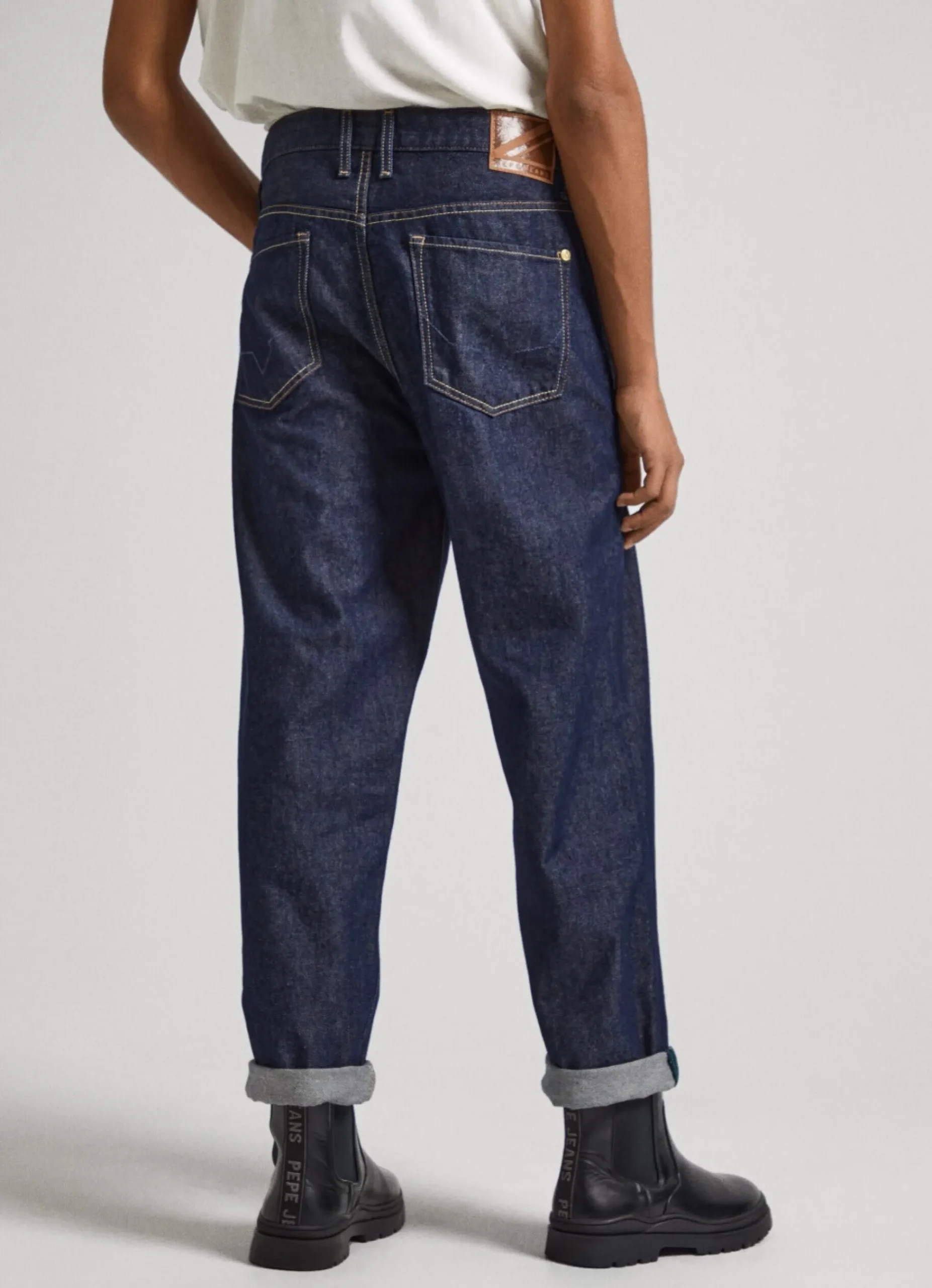 Homem Pepe Jeans Loose>Jeans Nils Raw Fit Loose Drop