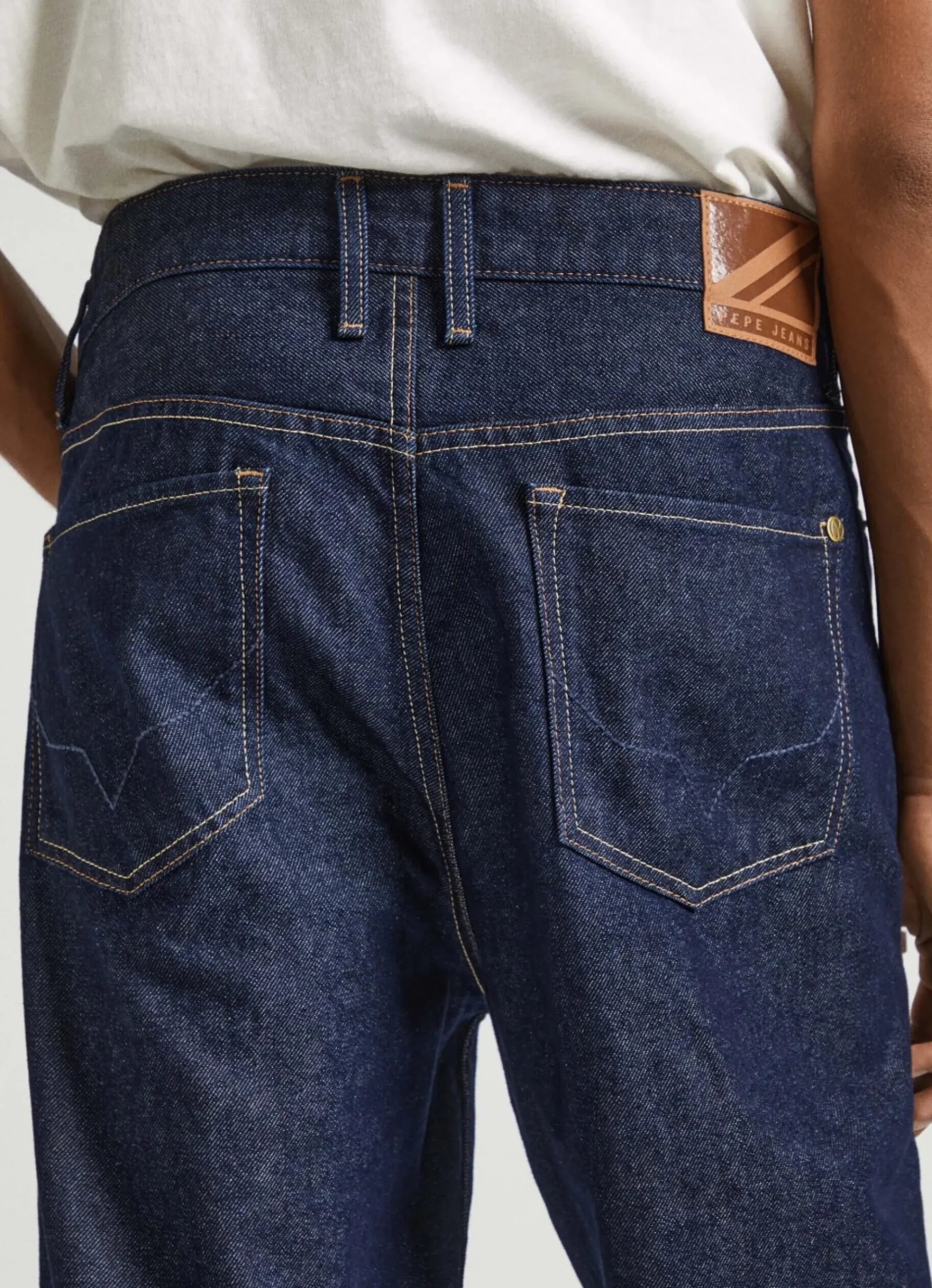 Homem Pepe Jeans Loose>Jeans Nils Raw Fit Loose Drop