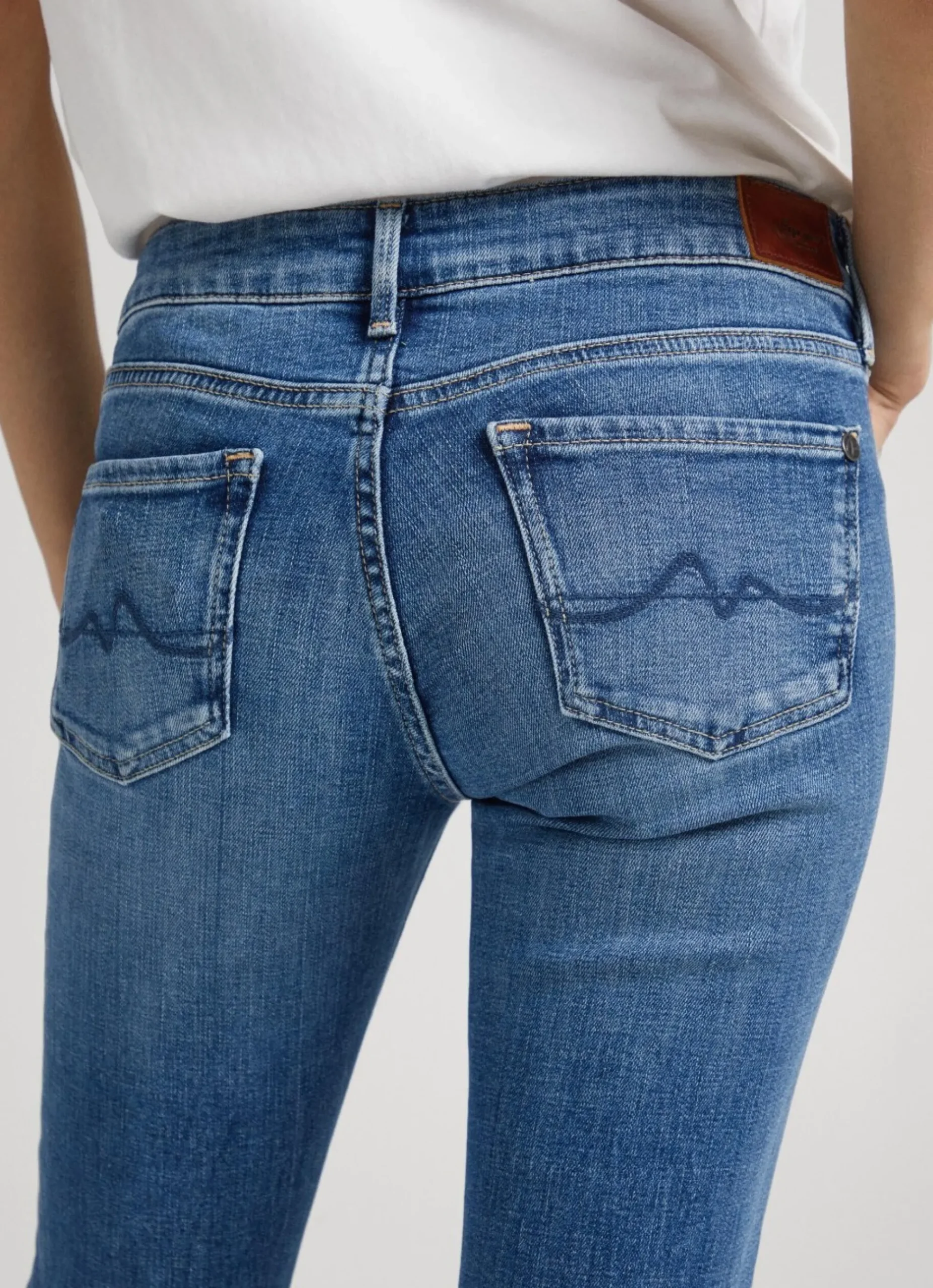 Mulher Pepe Jeans Trends>Jeans Piccadilly Slim Fit Mid Rise