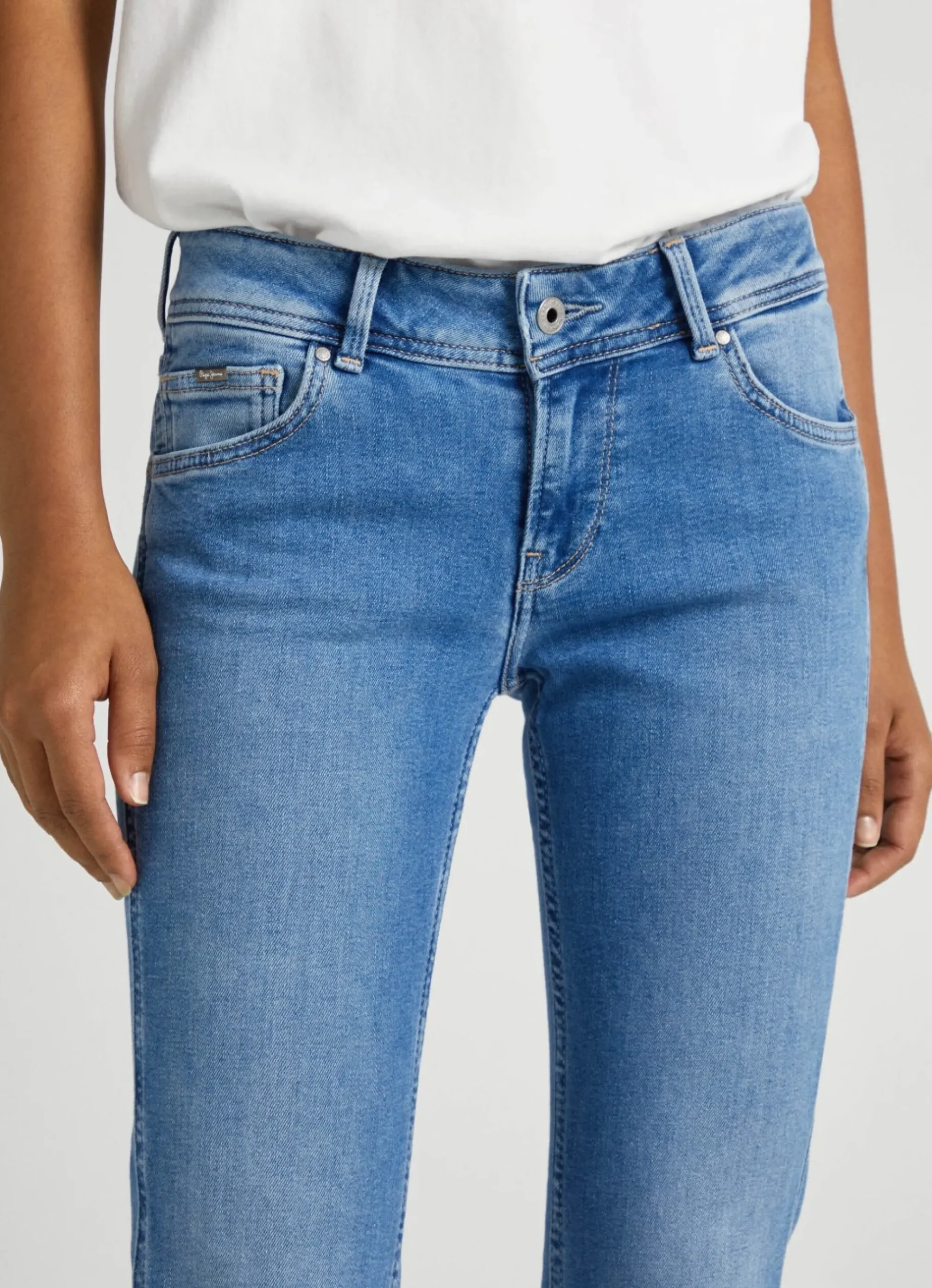 Mulher Pepe Jeans Flare E Boot Cut>Jeans Pimlic Regular Fit Mid Rise