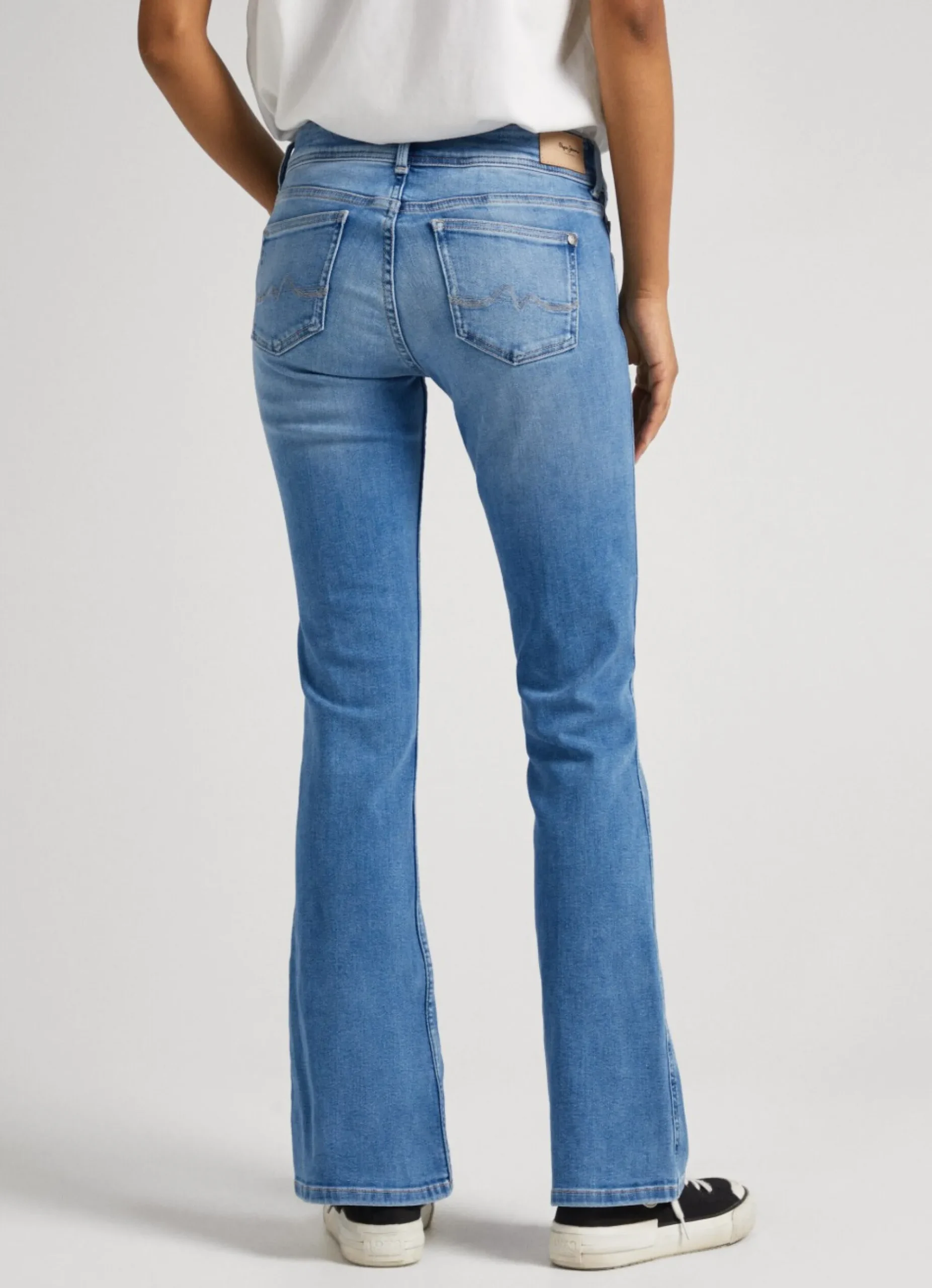 Mulher Pepe Jeans Flare E Boot Cut>Jeans Pimlic Regular Fit Mid Rise