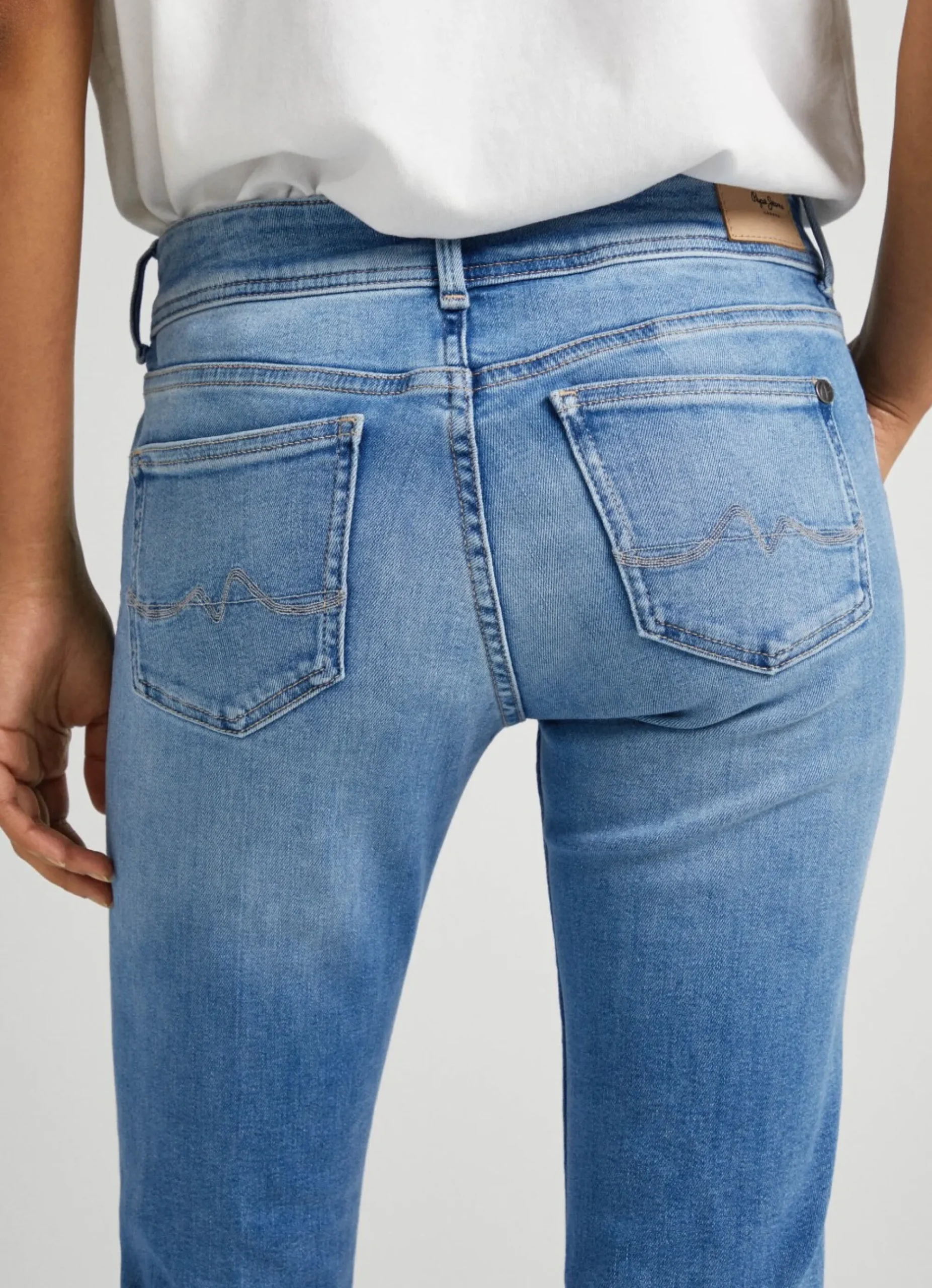 Mulher Pepe Jeans Flare E Boot Cut>Jeans Pimlic Regular Fit Mid Rise