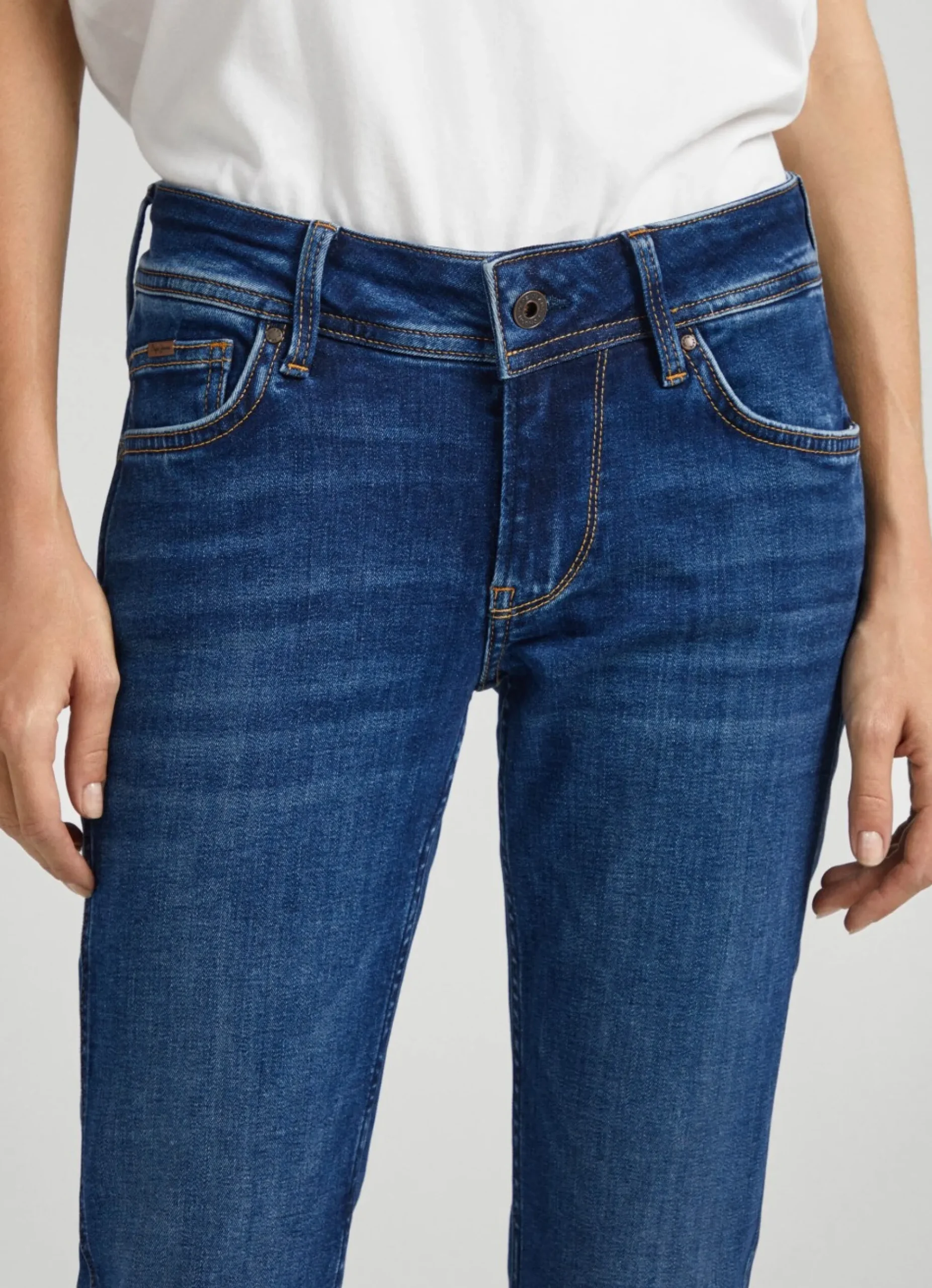 Mulher Pepe Jeans Flare E Boot Cut>Jeans Pimlico Regular Fit Mid Rise