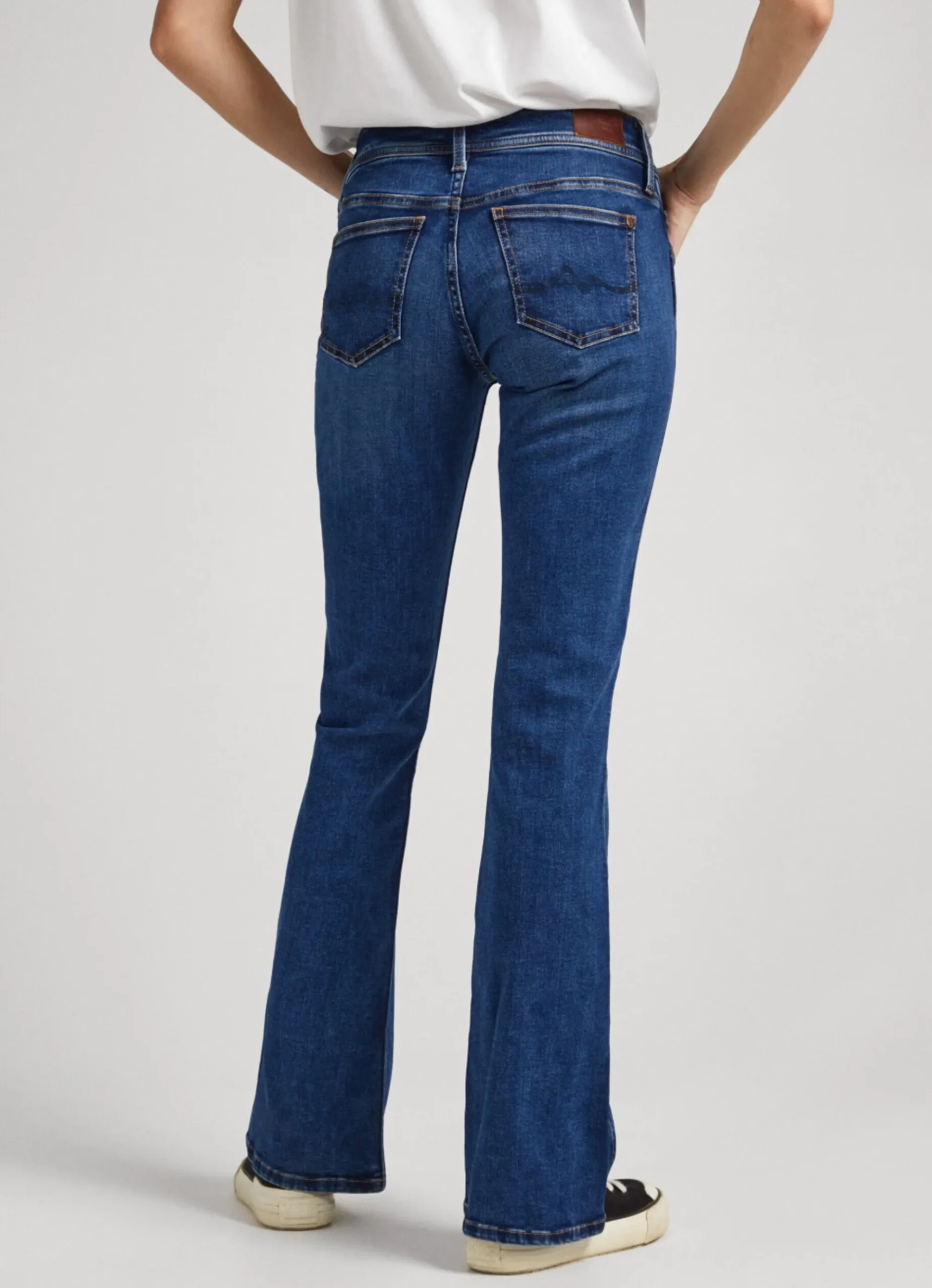 Mulher Pepe Jeans Flare E Boot Cut>Jeans Pimlico Regular Fit Mid Rise