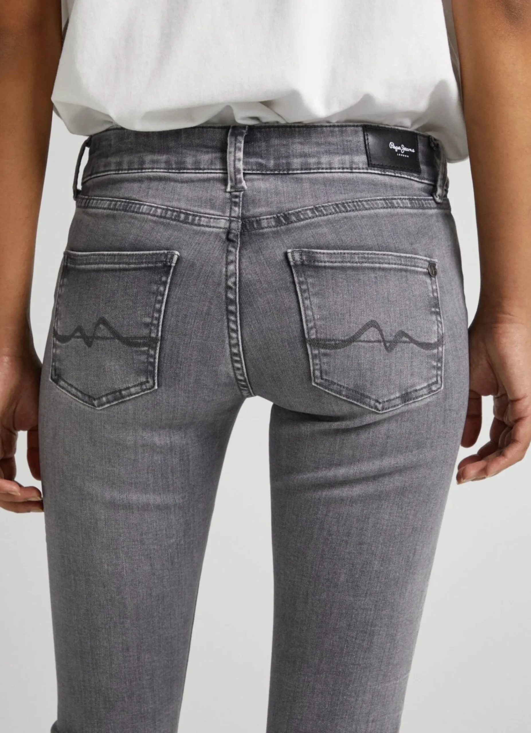 Mulher Pepe Jeans Skinny>Jeans Pixie Skinny Fit Mid Rise