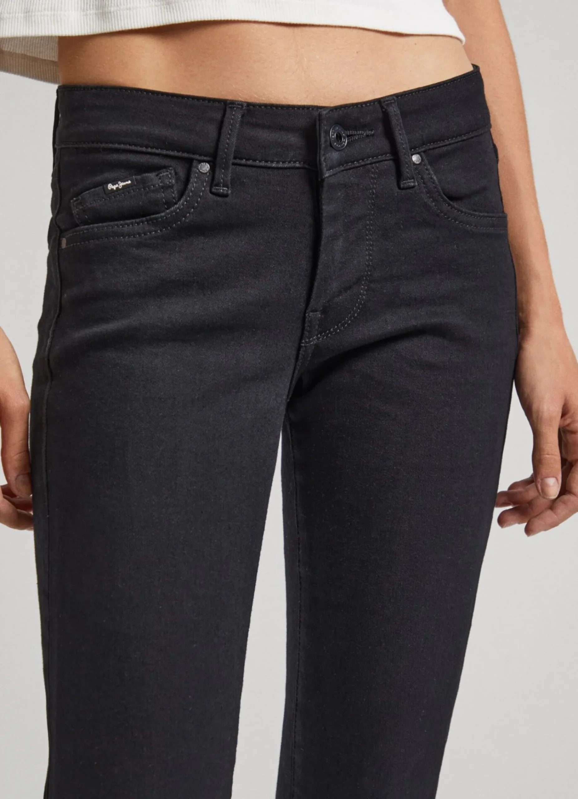 Mulher Pepe Jeans Skinny>Jeans Pixie Skinny Fit Mid-Rise