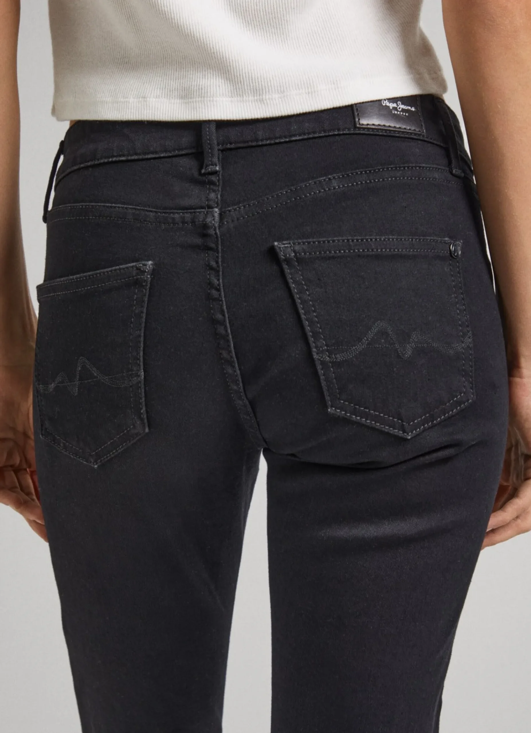 Mulher Pepe Jeans Skinny>Jeans Pixie Skinny Fit Mid-Rise