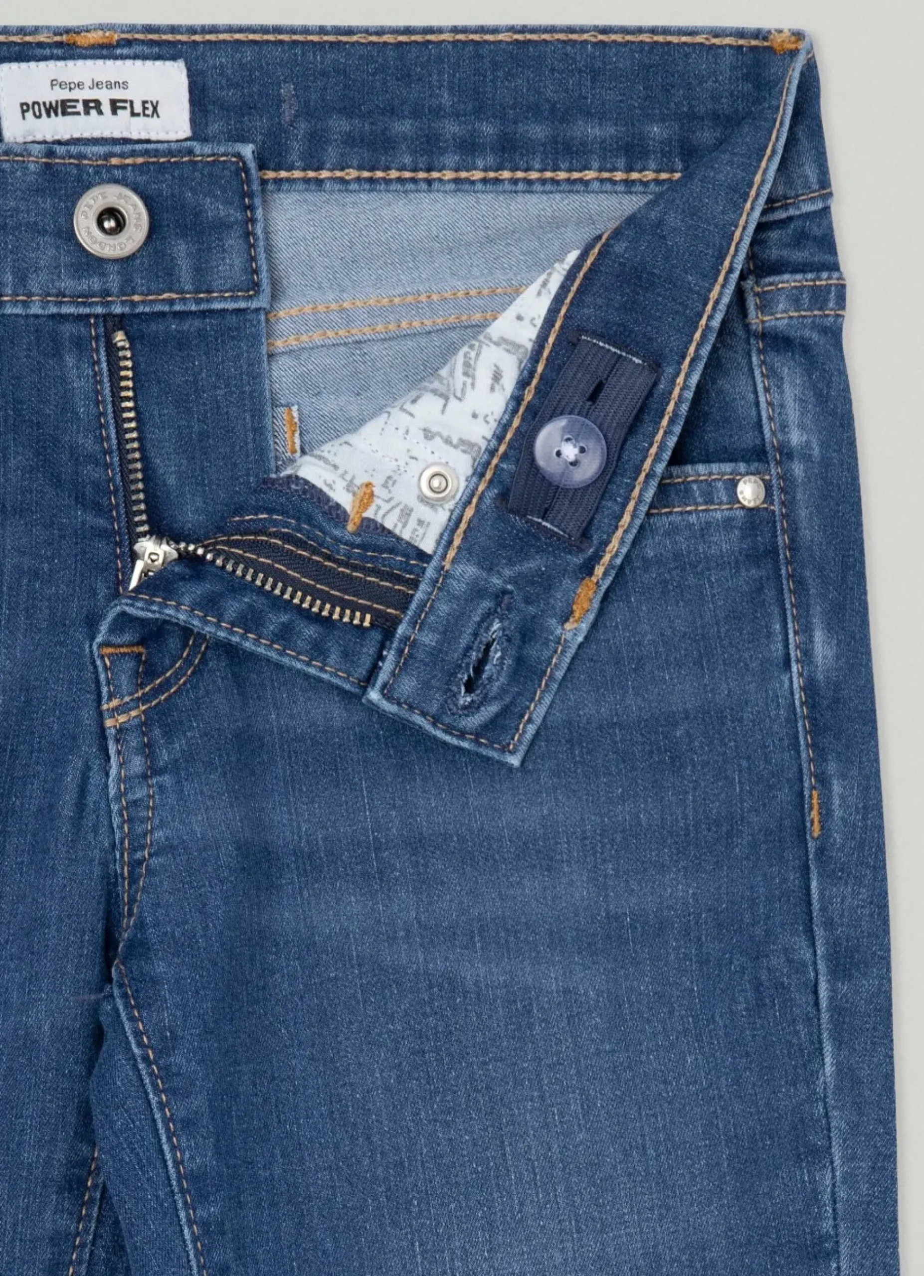 Rapariga Pepe Jeans Jeans>Jeans Pixlette Skinny Fit Mid-Rise