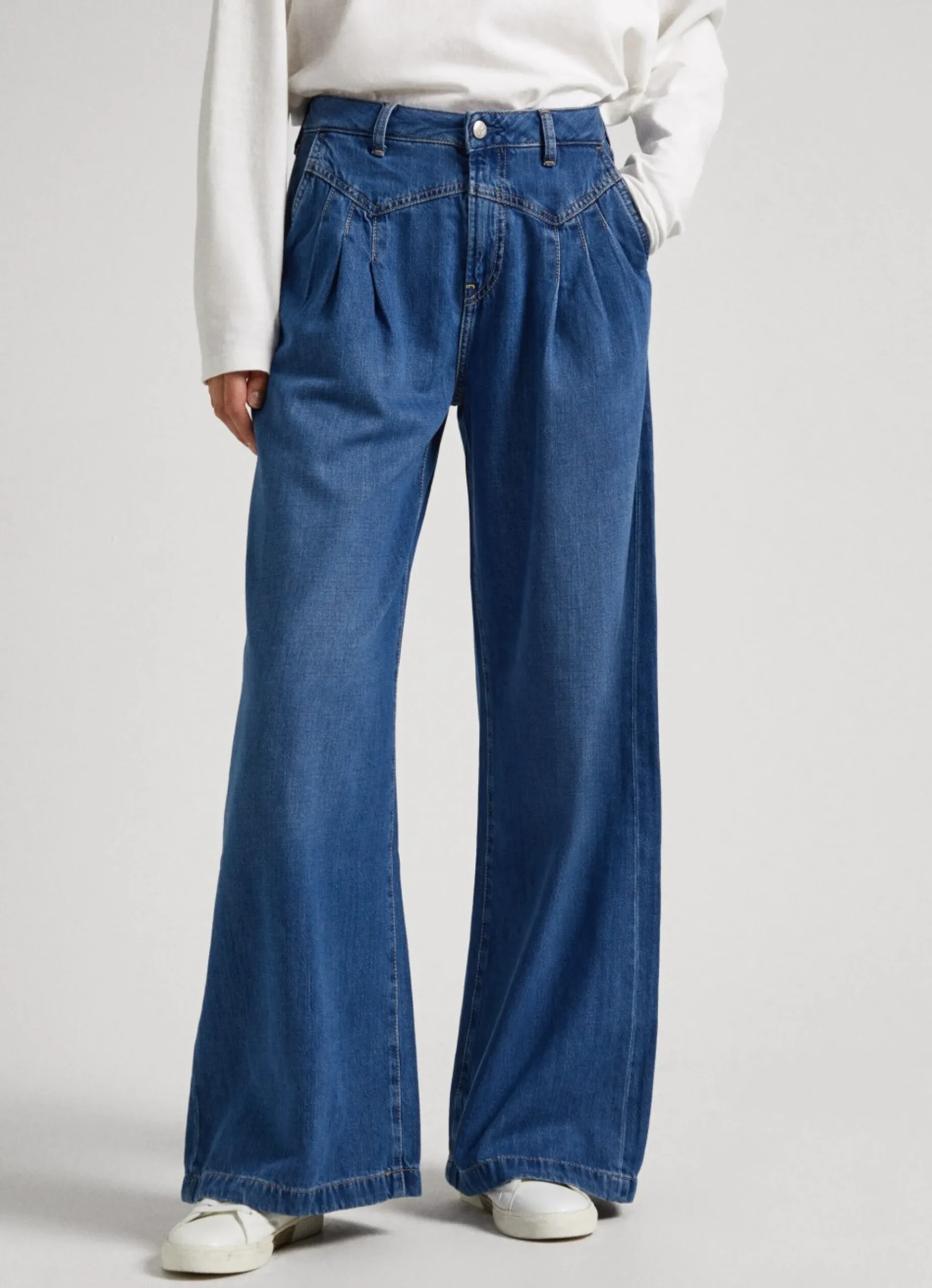 Mulher Pepe Jeans Trends>Jeans Quinn Relaxed Fit Mid-Rise