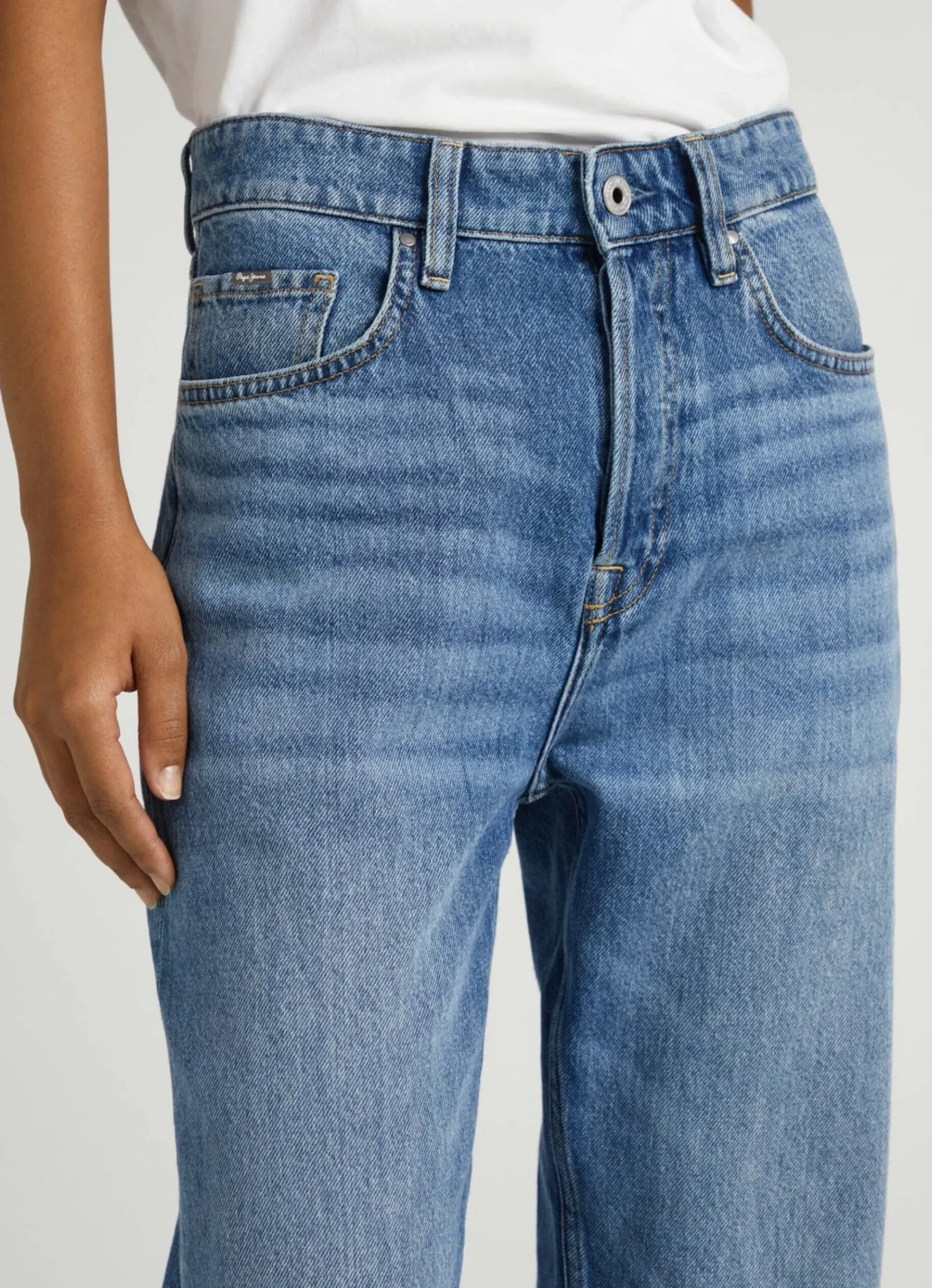 Mulher Pepe Jeans Straight>Jeans Robyn Regular Fit High-Rise