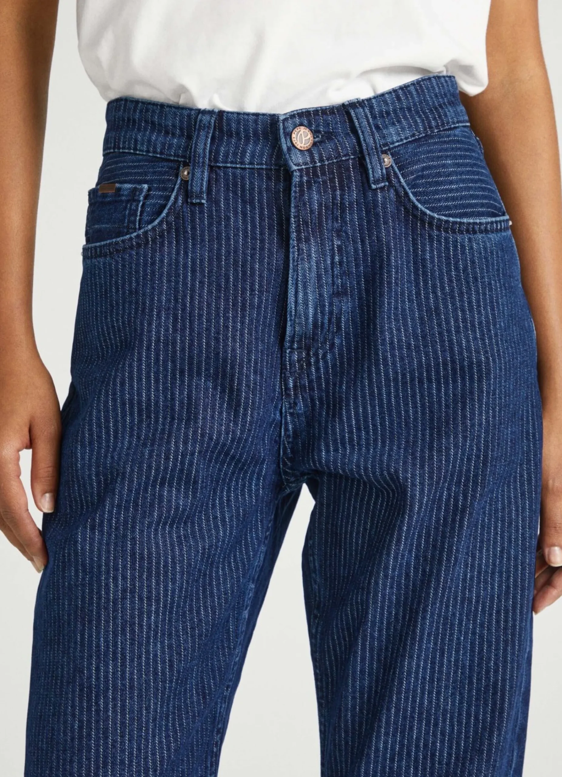 Mulher Pepe Jeans Straight>Jeans Robyn Regular Fit High Waist