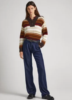 Mulher Pepe Jeans Straight>Jeans Rowan Straight Fit Medium Rise