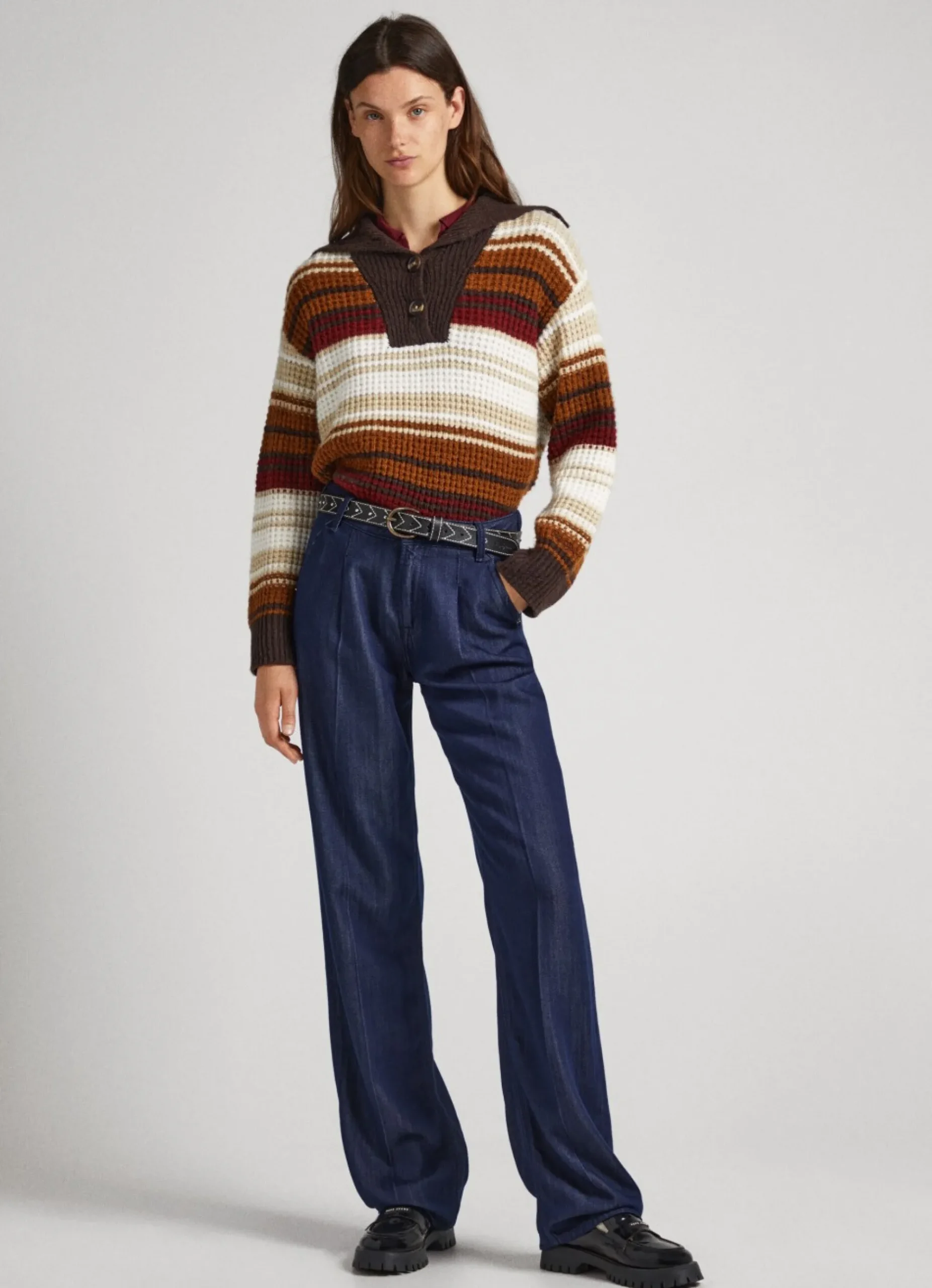 Mulher Pepe Jeans Straight>Jeans Rowan Straight Fit Medium Rise