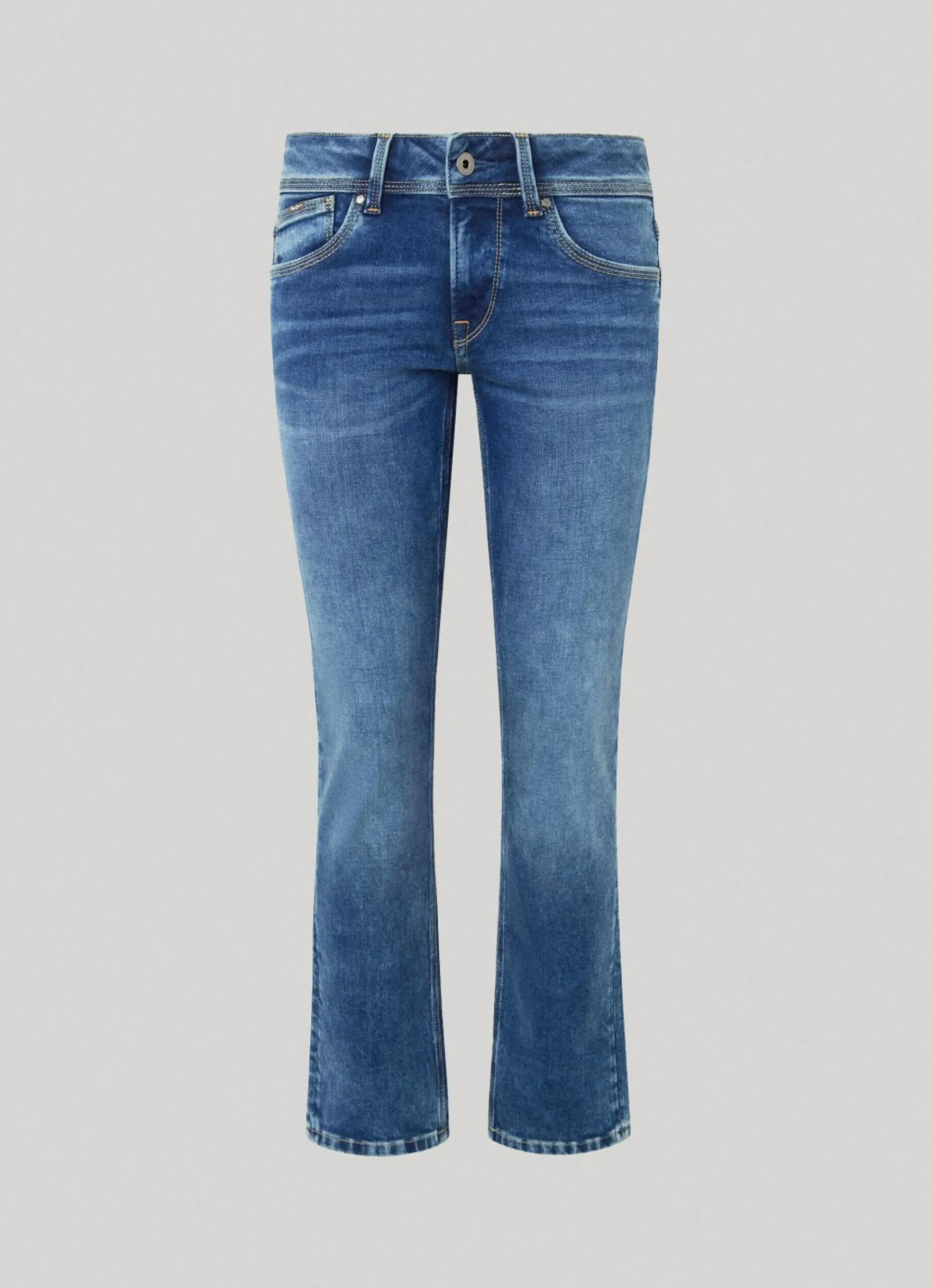 Mulher Pepe Jeans Straight>Jeans Saturn Regular Fit Mid Rise