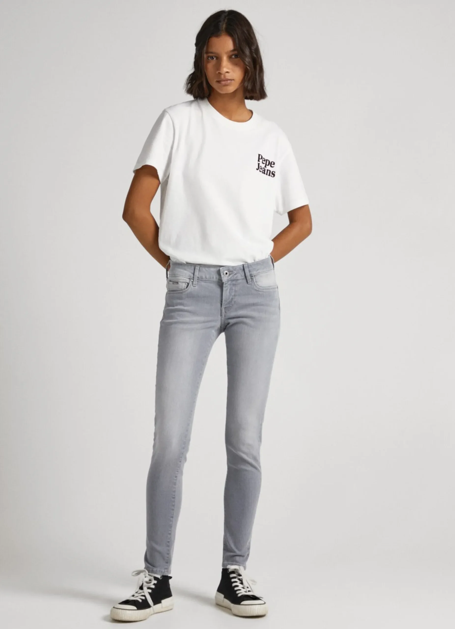 Mulher Pepe Jeans Skinny>Jeans Soho Skinny Fit Mid Rise