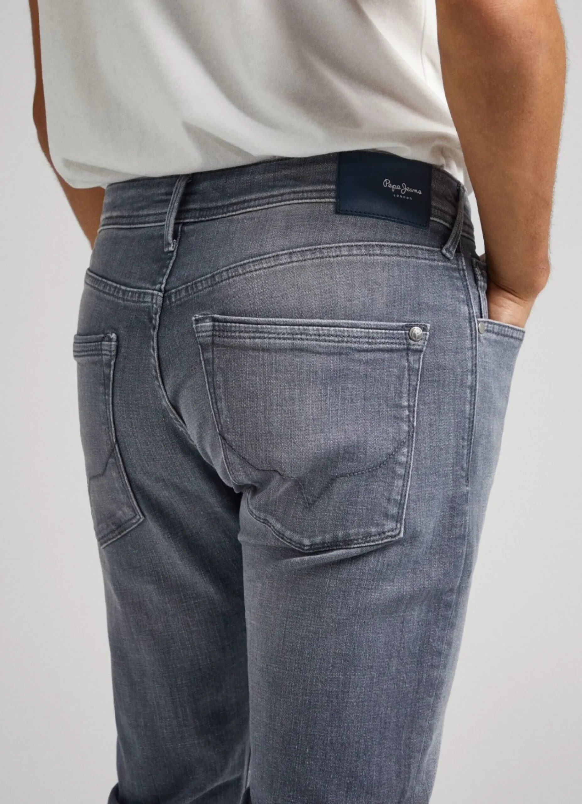 Homem Pepe Jeans Regular>Jeans Spike Regular Fit Mid Rise