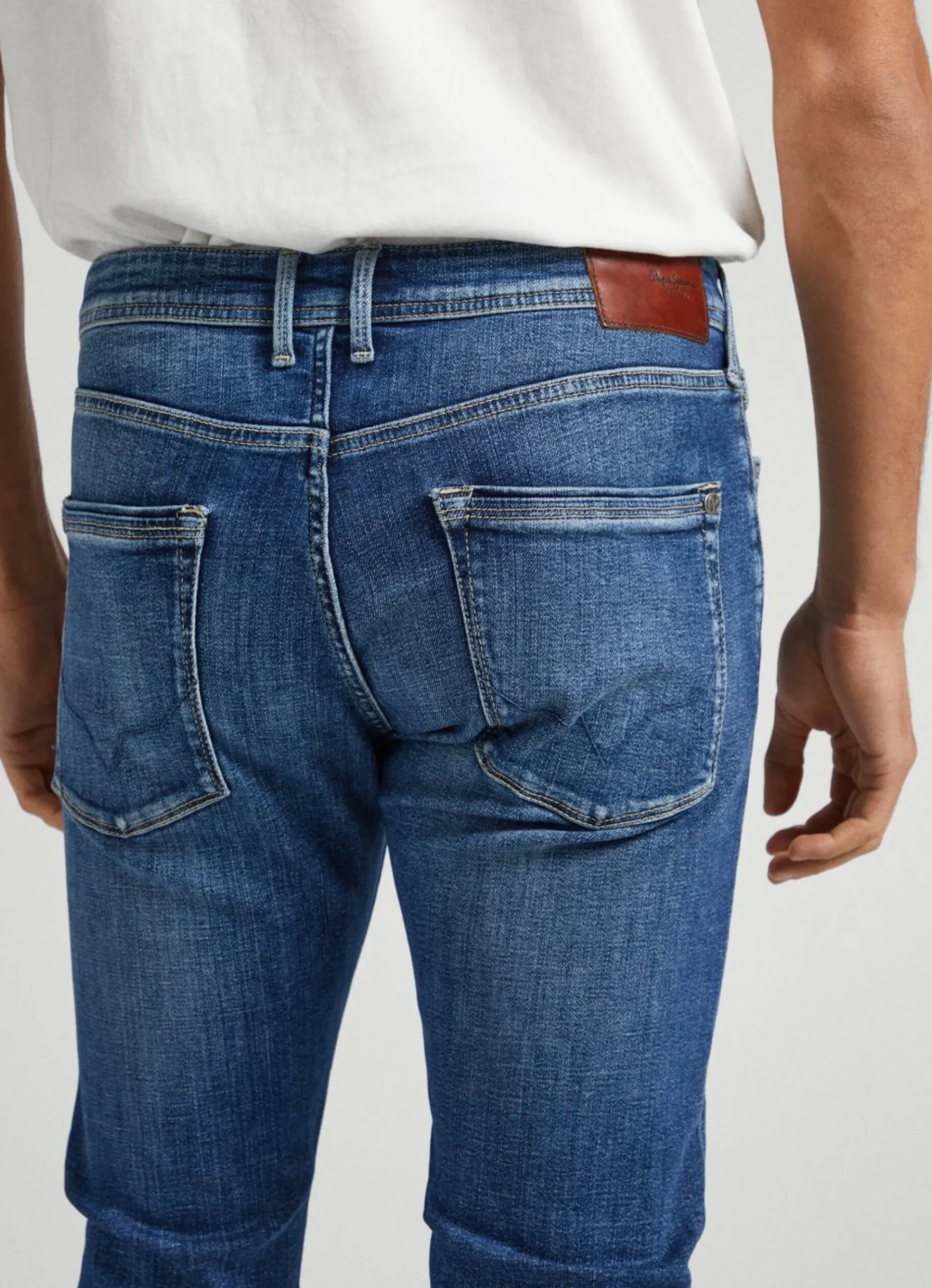 Homem Pepe Jeans Regular>Jeans Stanley Fit Mid Rise