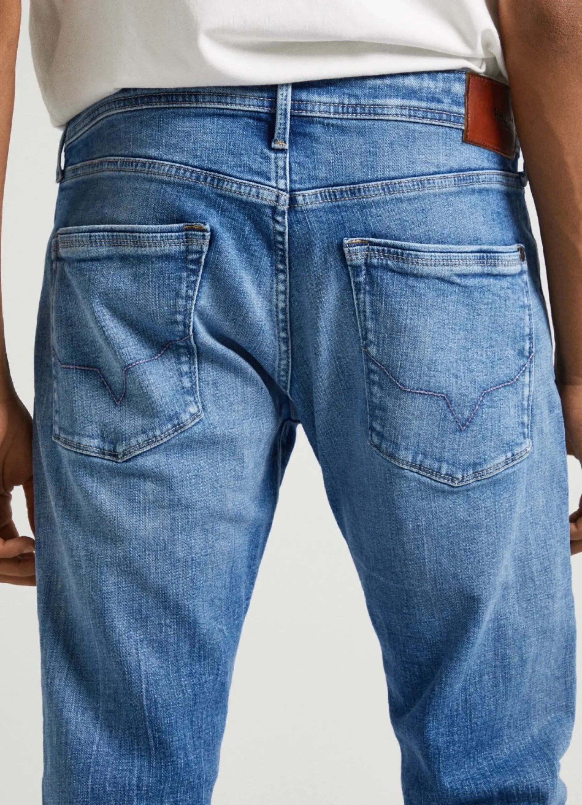 Homem Pepe Jeans Regular>Jeans Stanley Fit Mid Rise