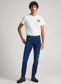 Homem Pepe Jeans Regular>Jeans Track Fit Regular Rise