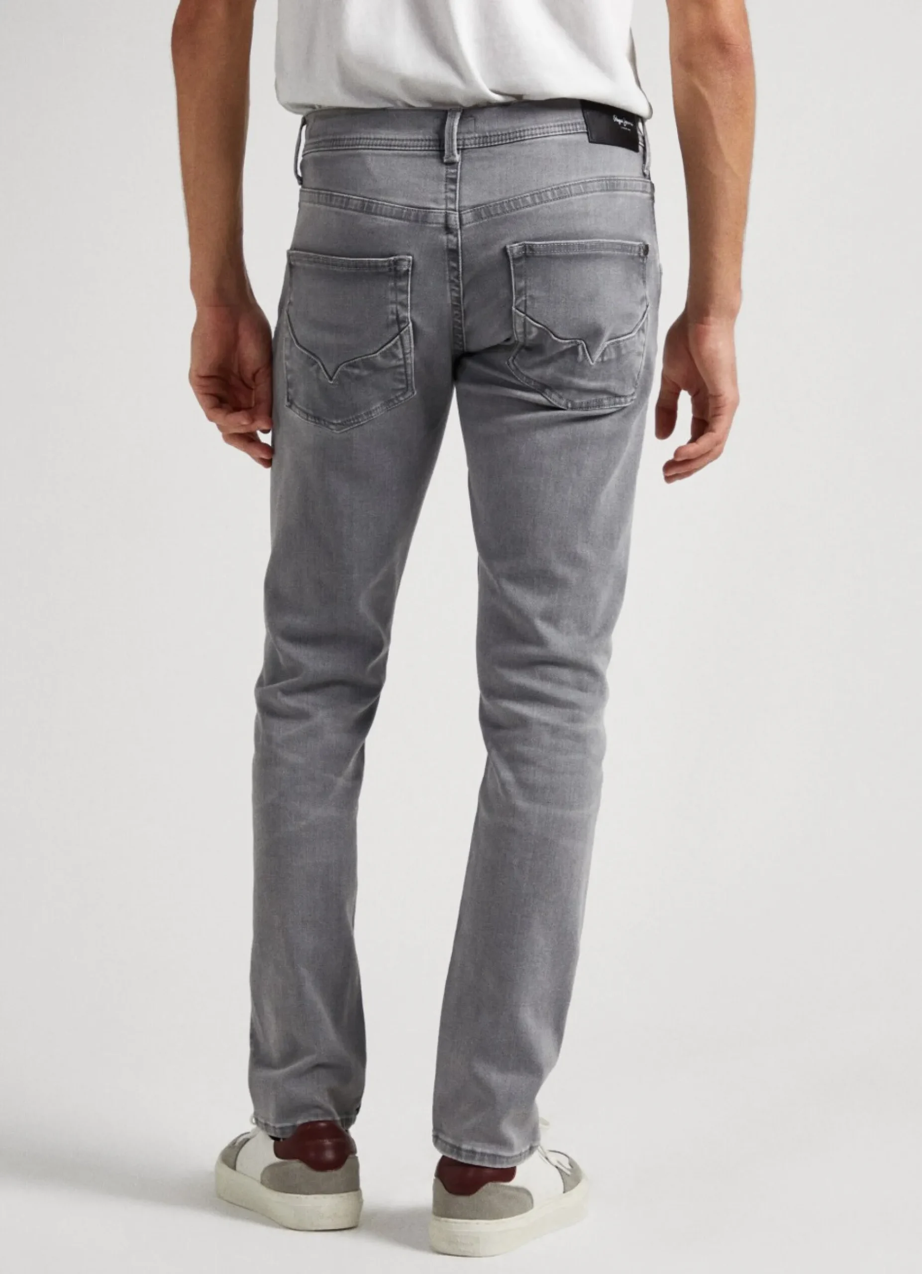 Homem Pepe Jeans Regular>Jeans Track Regular Fit Mid-Rise