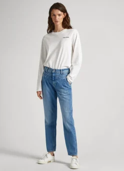 Mulher Pepe Jeans Trends>Jeans Violet Relaxed Fit High-Rise