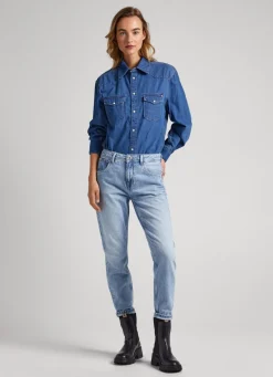 Mulher Pepe Jeans Trends>Jeans Violet Relaxed Fit High Rise