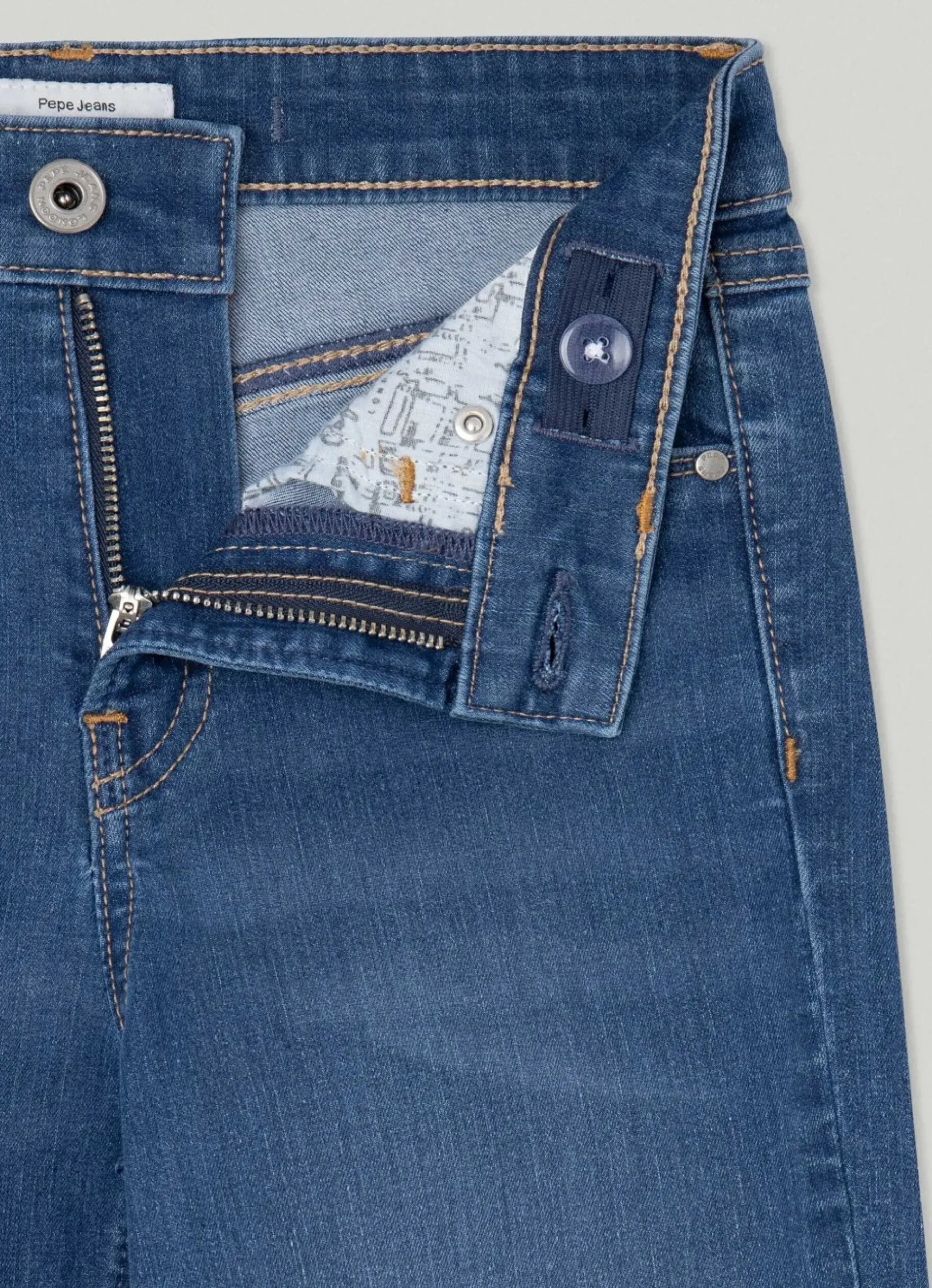 Rapariga Pepe Jeans Jeans>Jeans Willa Jr Fit Flare High Waist