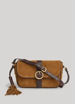 Mulher Pepe Jeans Bolsas E Mochilas>Mala A Tiracolo Em Camurca
