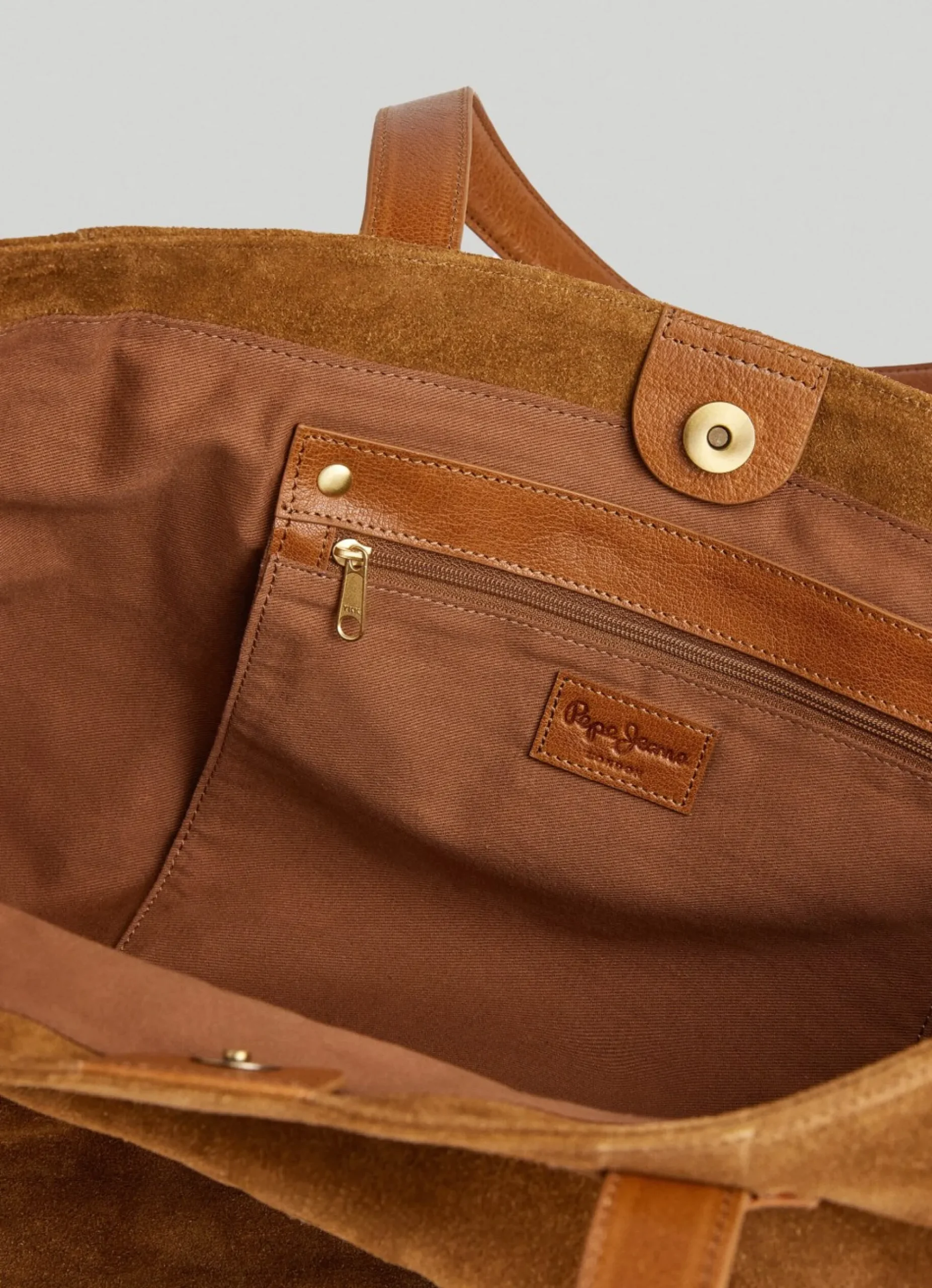 Mulher Pepe Jeans Bolsas E Mochilas>Mala De Mao Em Camurca