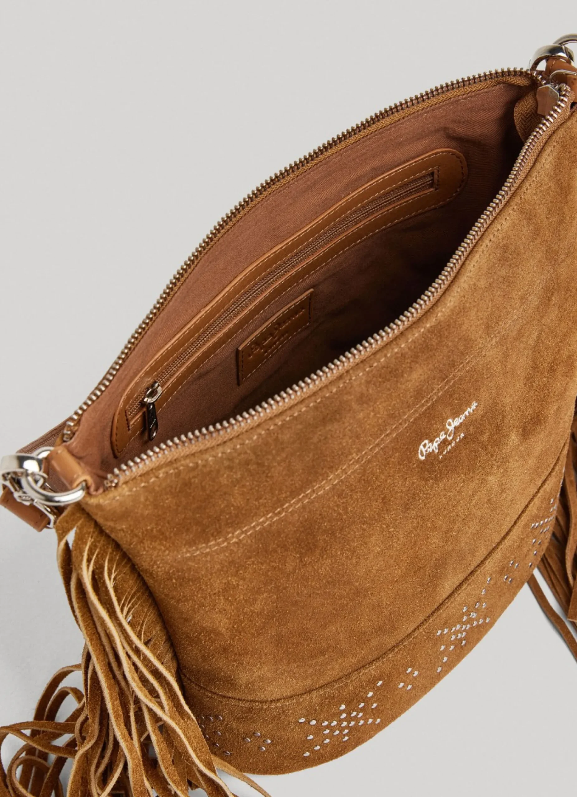 Mulher Pepe Jeans Bolsas E Mochilas>Mala De Mao Em Camurca