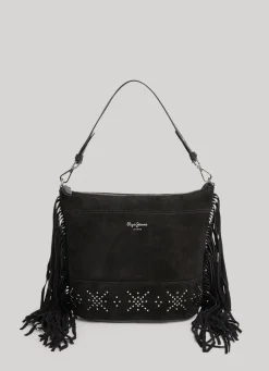 Mulher Pepe Jeans Bolsas E Mochilas>Mala De Mao Em Camurca