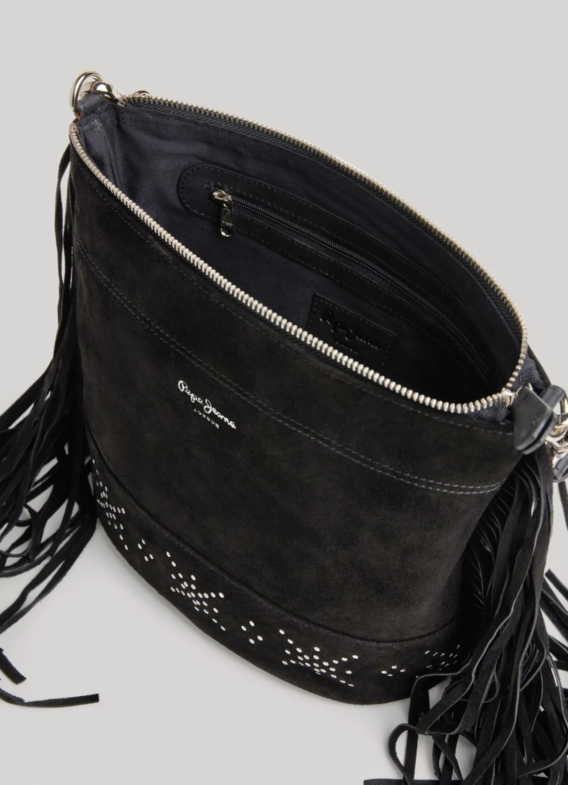Mulher Pepe Jeans Bolsas E Mochilas>Mala De Mao Em Camurca