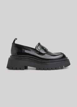 Mulher Pepe Jeans Botas E Sapatos>Mocassins Chunky Sola Entalhada