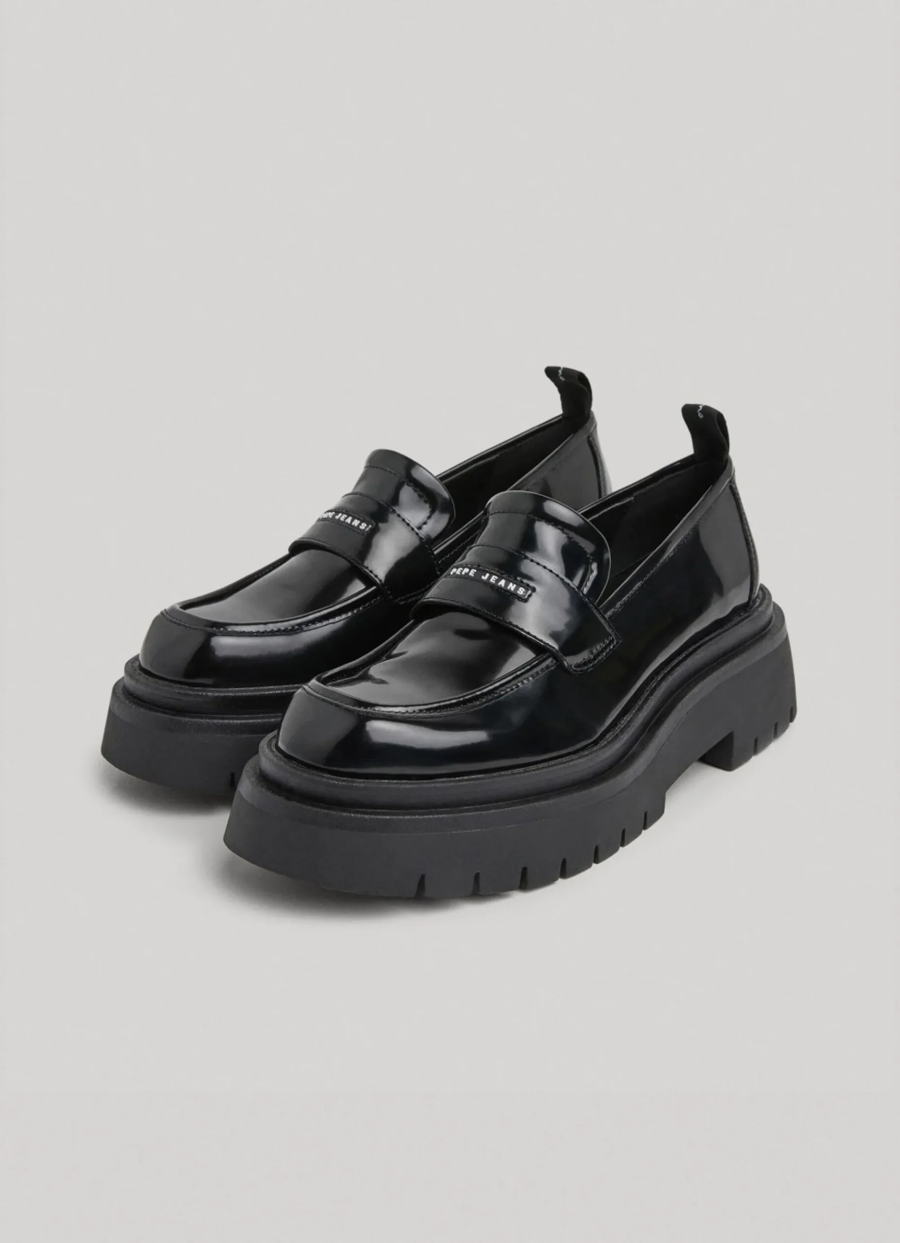 Mulher Pepe Jeans Botas E Sapatos>Mocassins Chunky Sola Entalhada