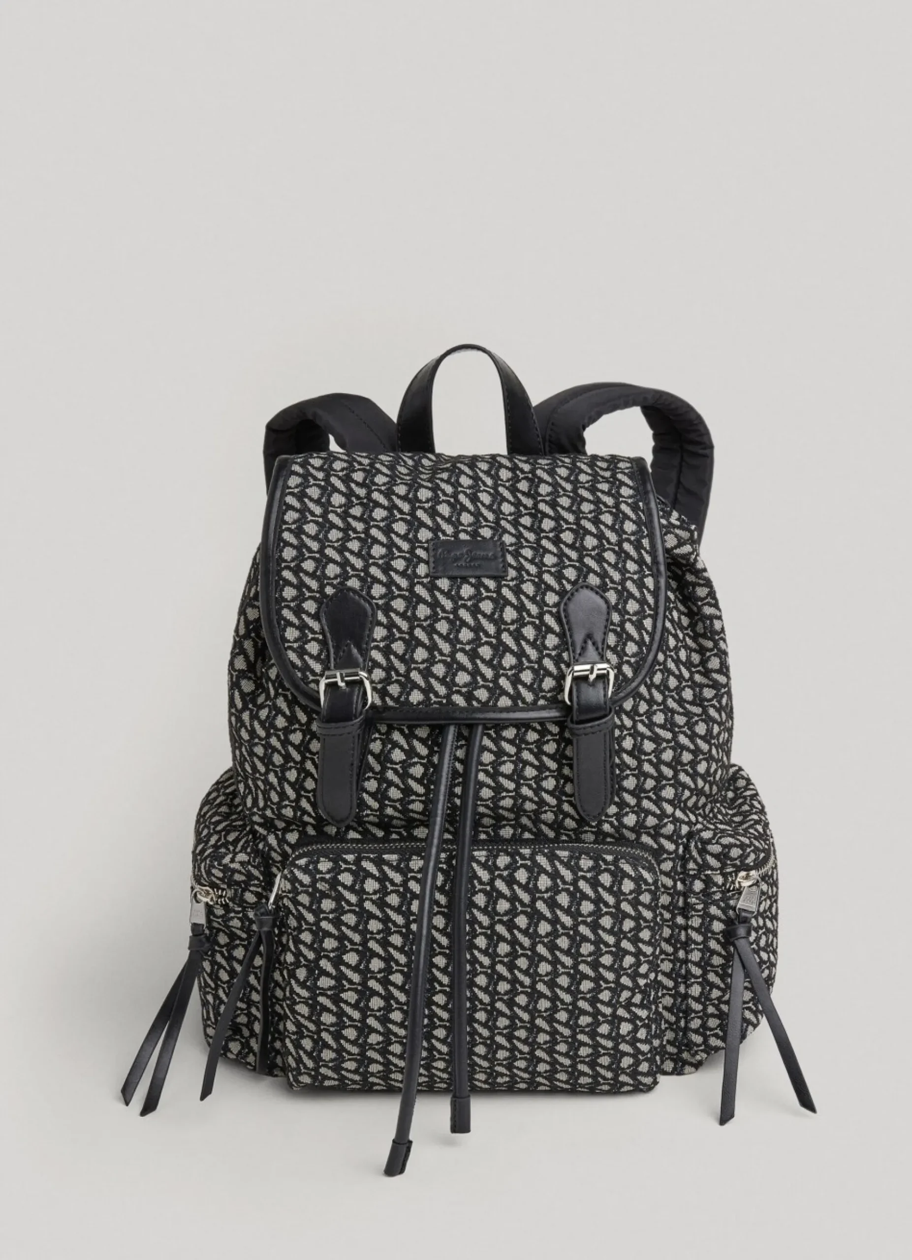 Mulher Pepe Jeans Bolsas E Mochilas>Mochila De Tecido Jacquard