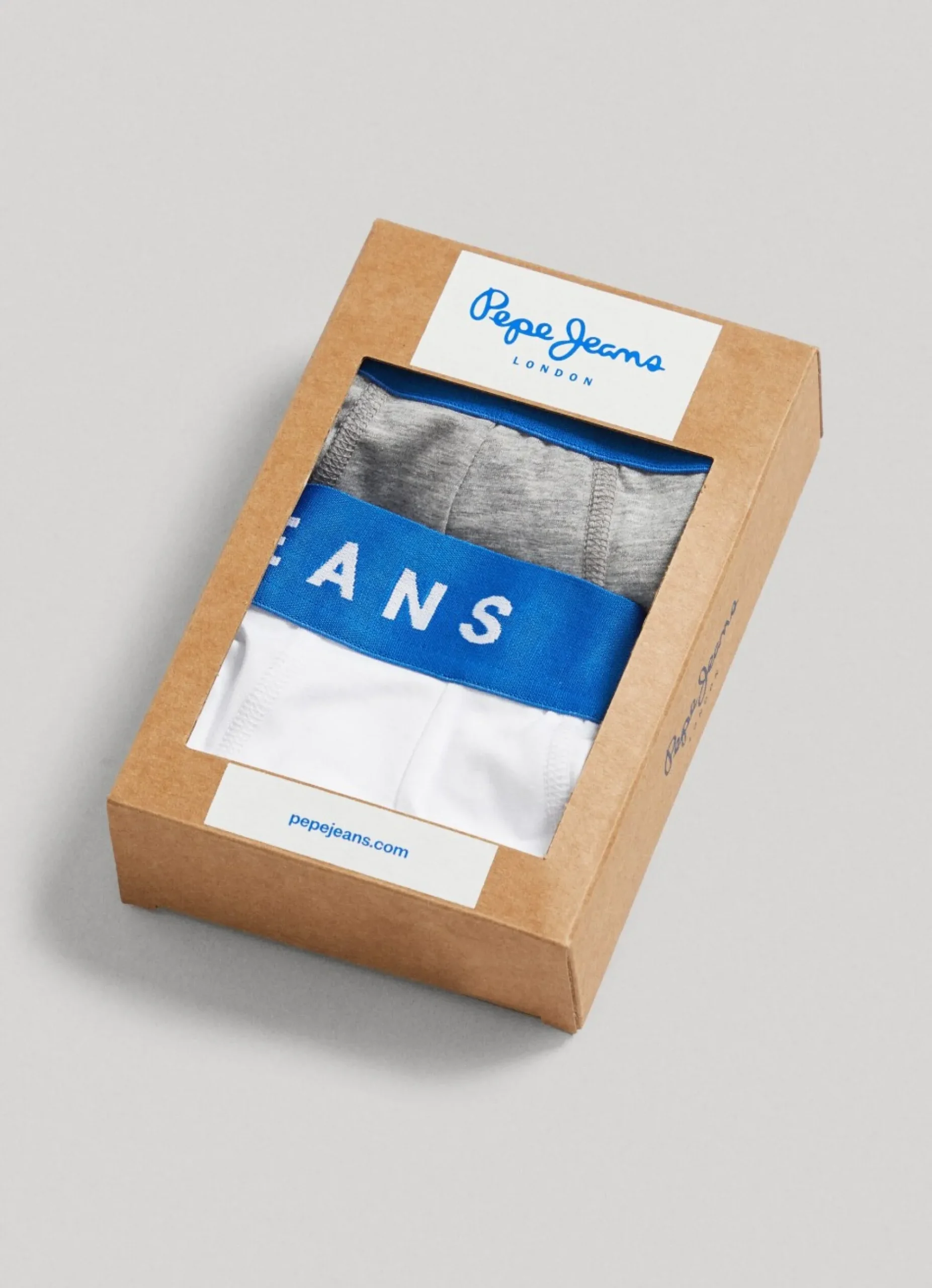 Homem Pepe Jeans Underwear>2Pack Boxers Algodao Elastico