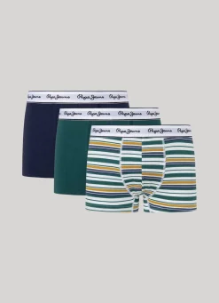 Homem Pepe Jeans Underwear>3Pack Boxers Padrao As Riscas
