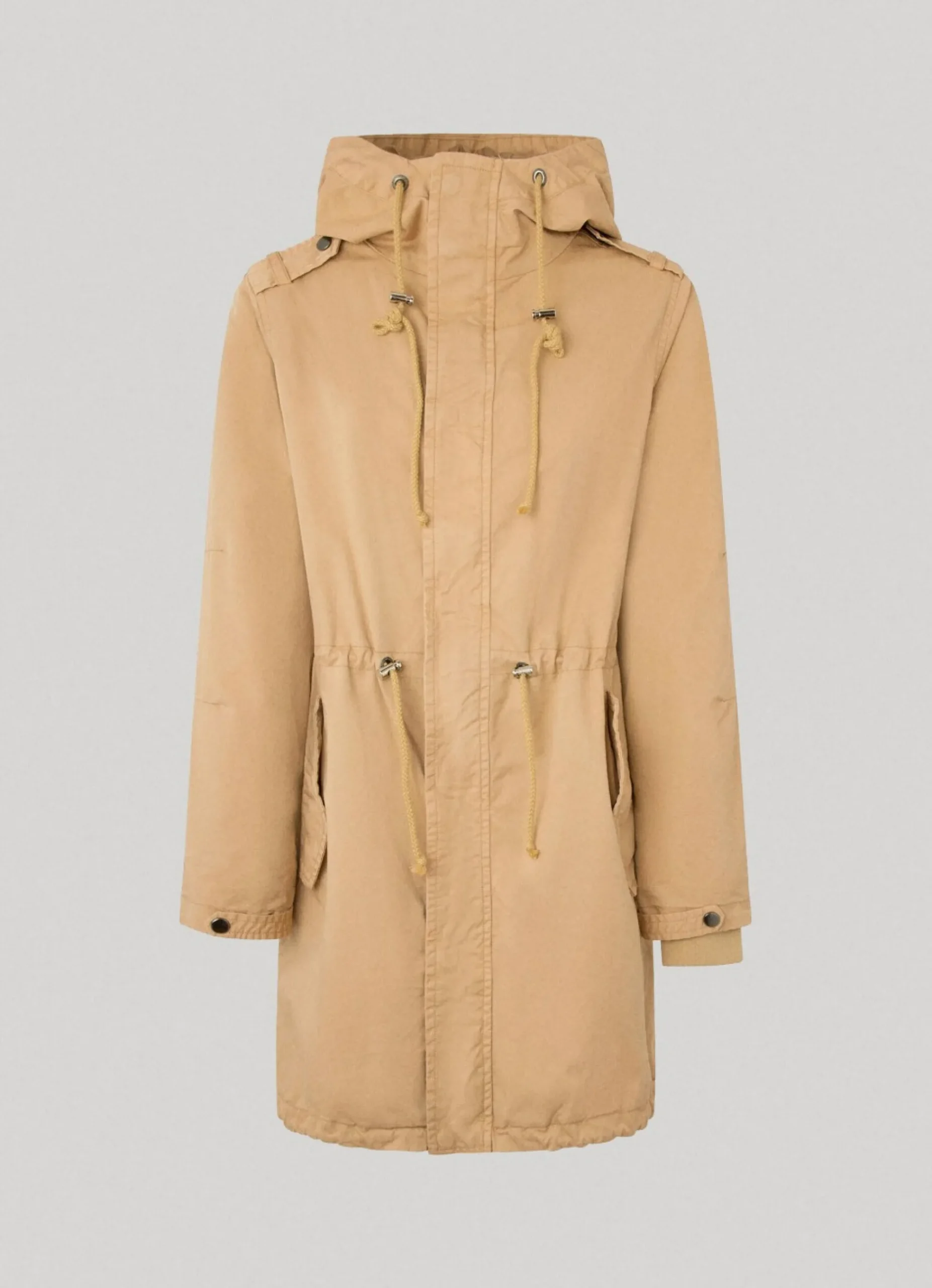 Mulher Pepe Jeans Casaco E Jaquetas>Parka De Algodao Com Capuz