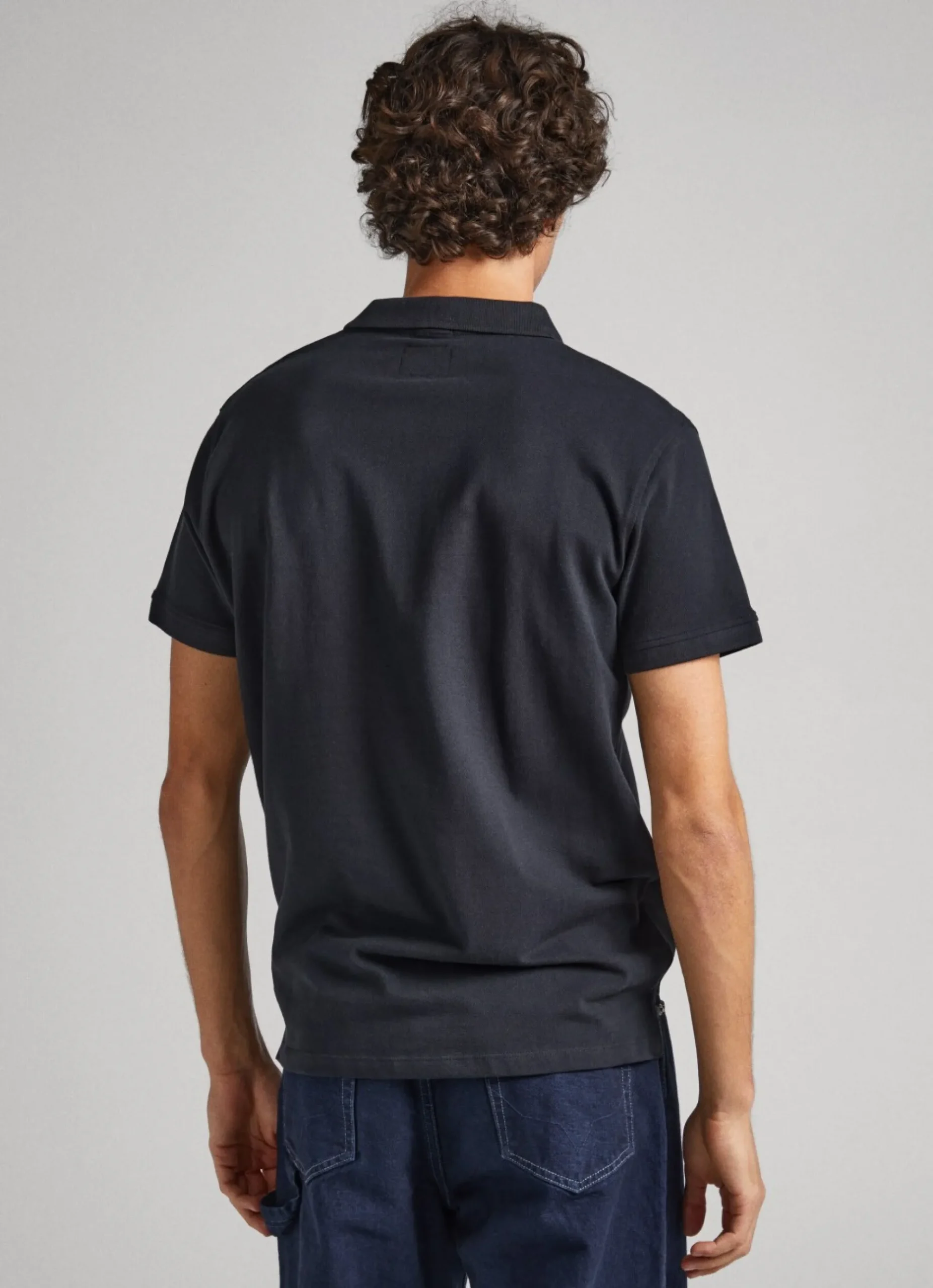 Homem Pepe Jeans Polos>Polo Algodao Piquet Com Logo