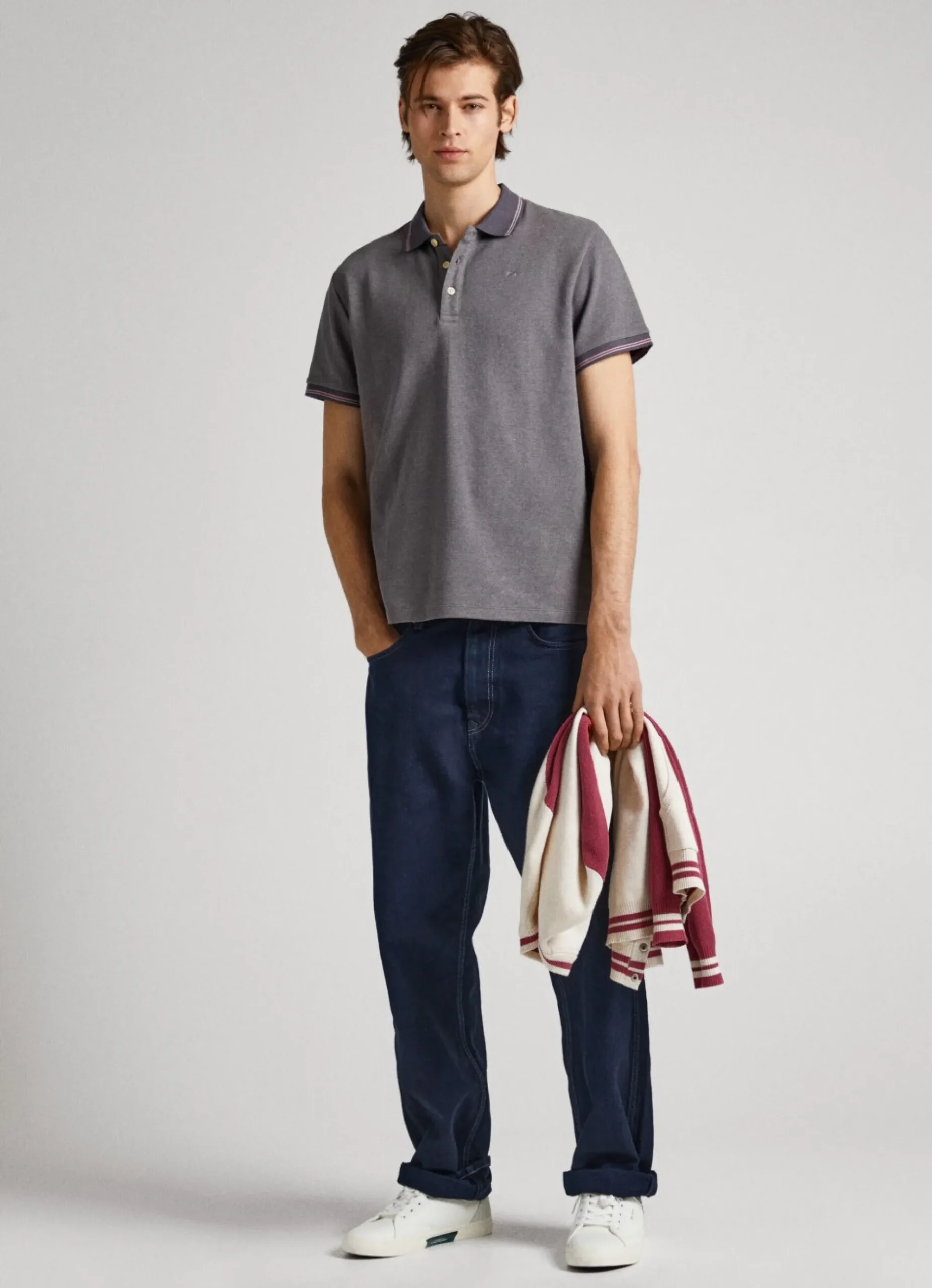 Homem Pepe Jeans Polos>Polo Com Logo Bandeira