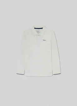 Rapaz Pepe Jeans Polos E Camisas>Polo Pique Thor Ls