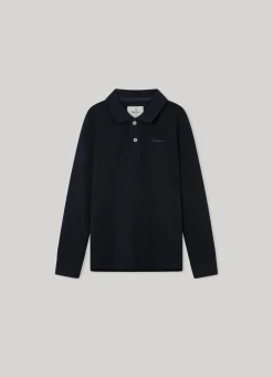 Rapaz Pepe Jeans Polos E Camisas>Polo Pique Thor Ls