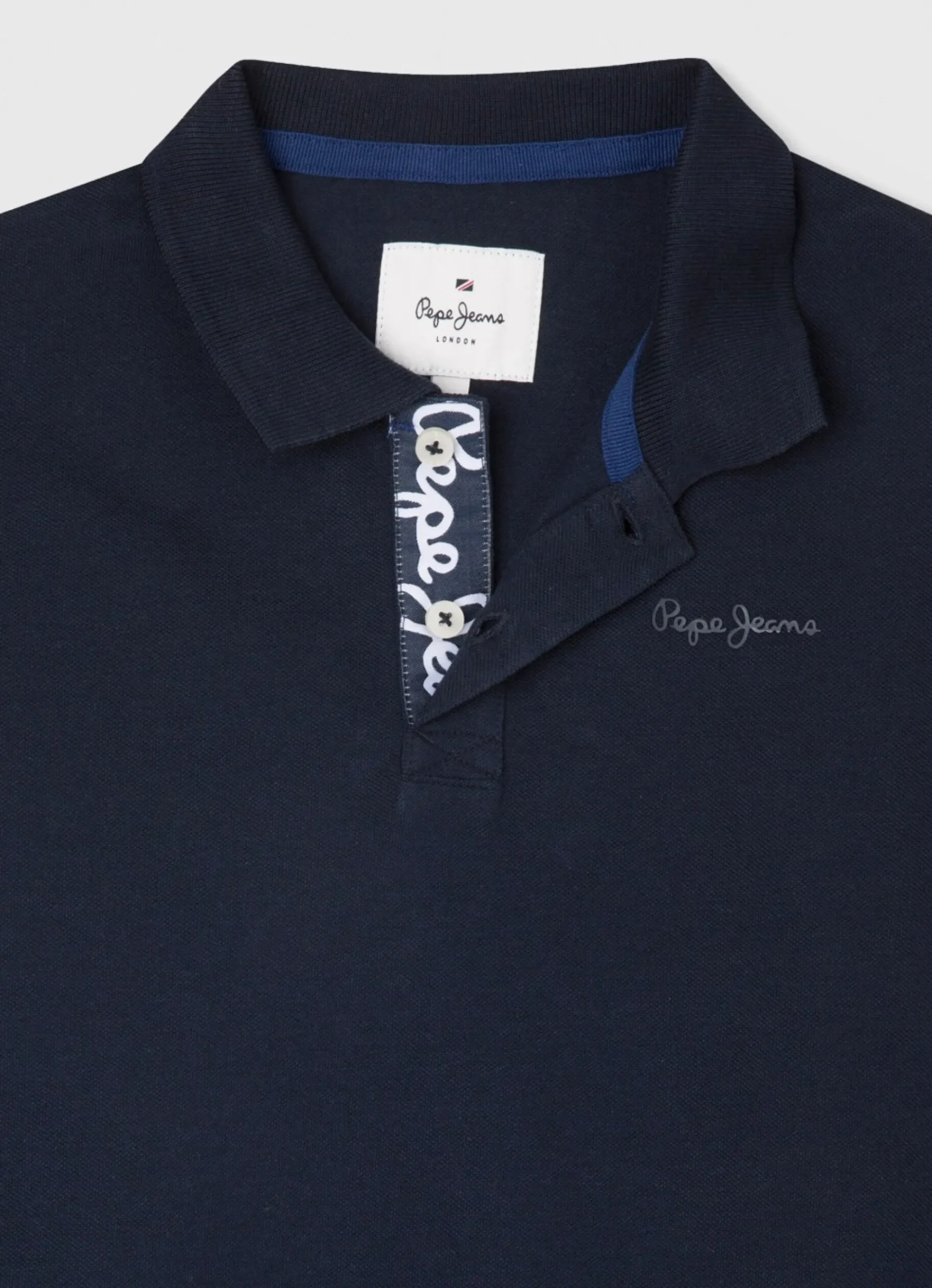 Rapaz Pepe Jeans Polos E Camisas>Polo Pique Thor Ls